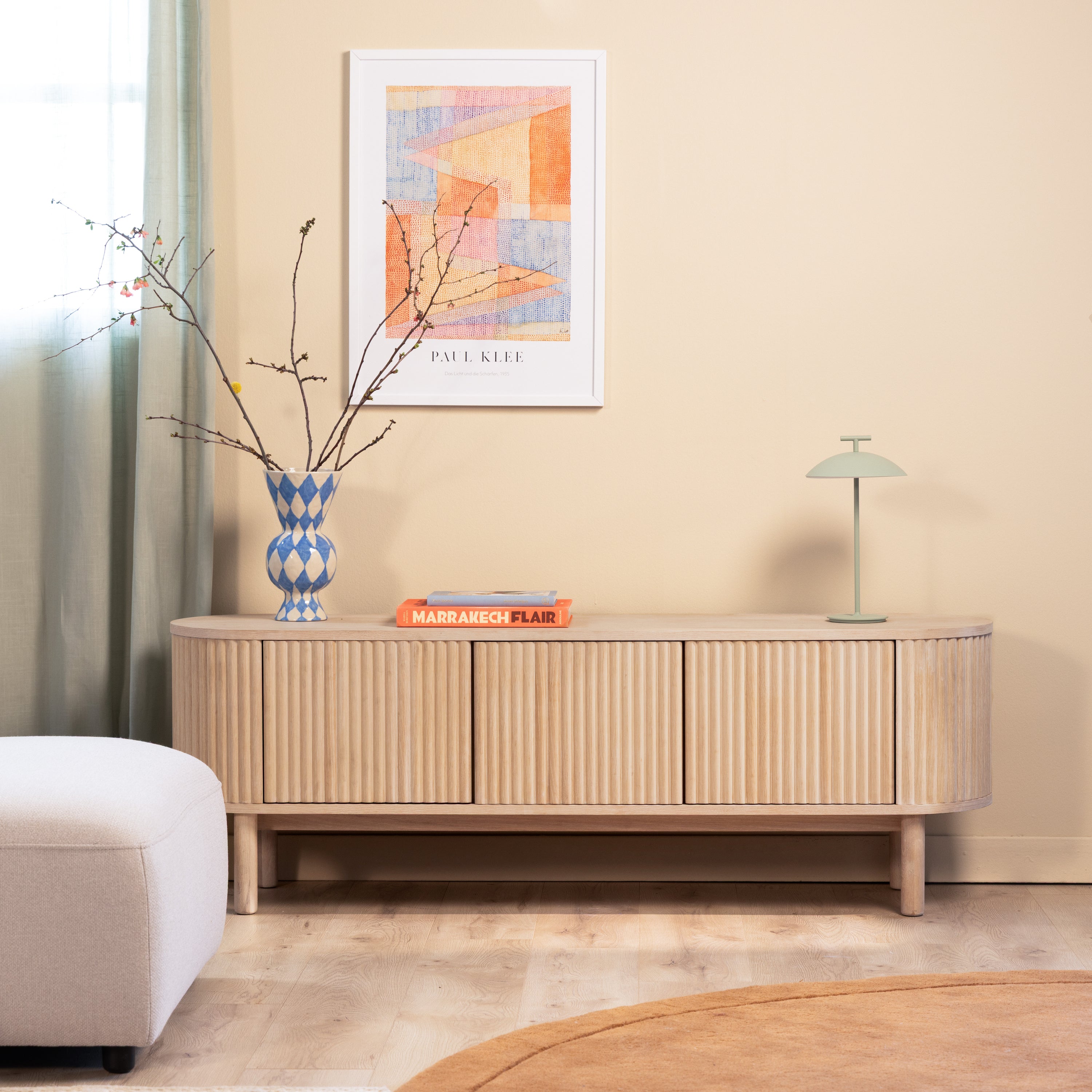 by fonQ Freya Tv-meubel B 160 cm - Licht Eiken