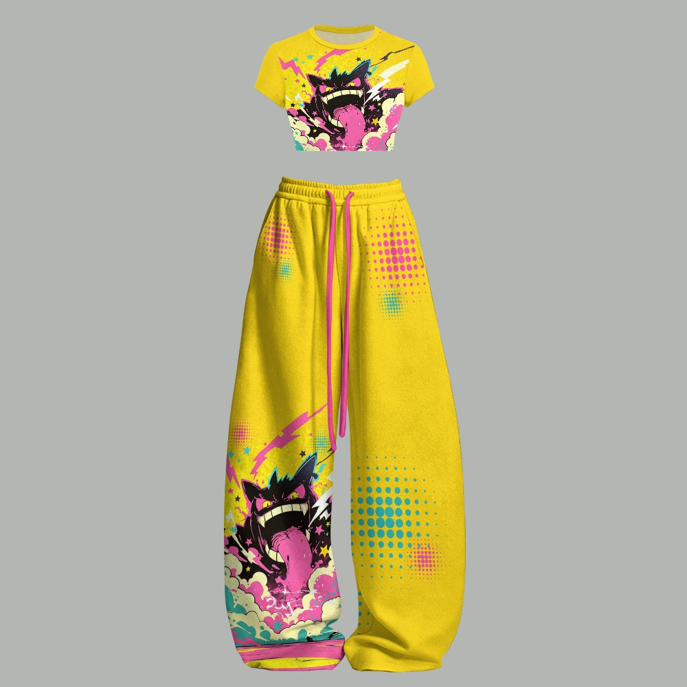 Pokémon T-Shirt  & Elasticated Trousers Two-Piece Set