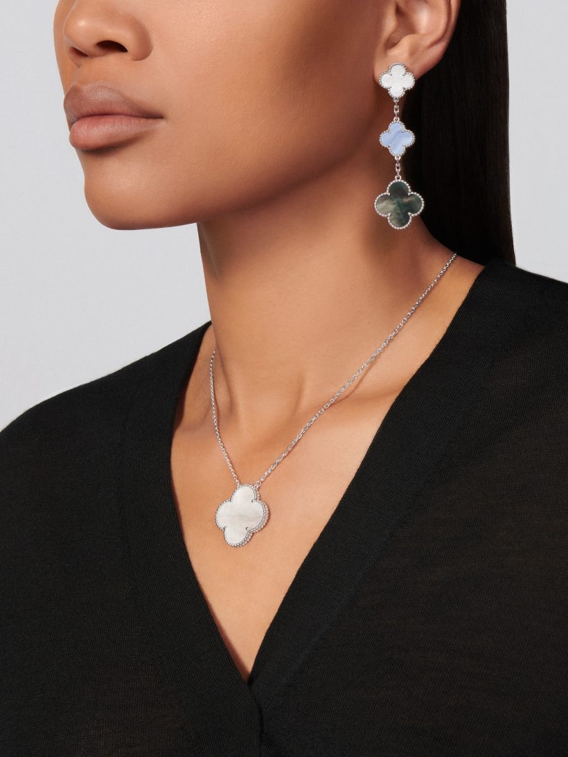 Replicate Magic Alhambra earrings, 3 motifs(1:1 replica) - Original Replica Club