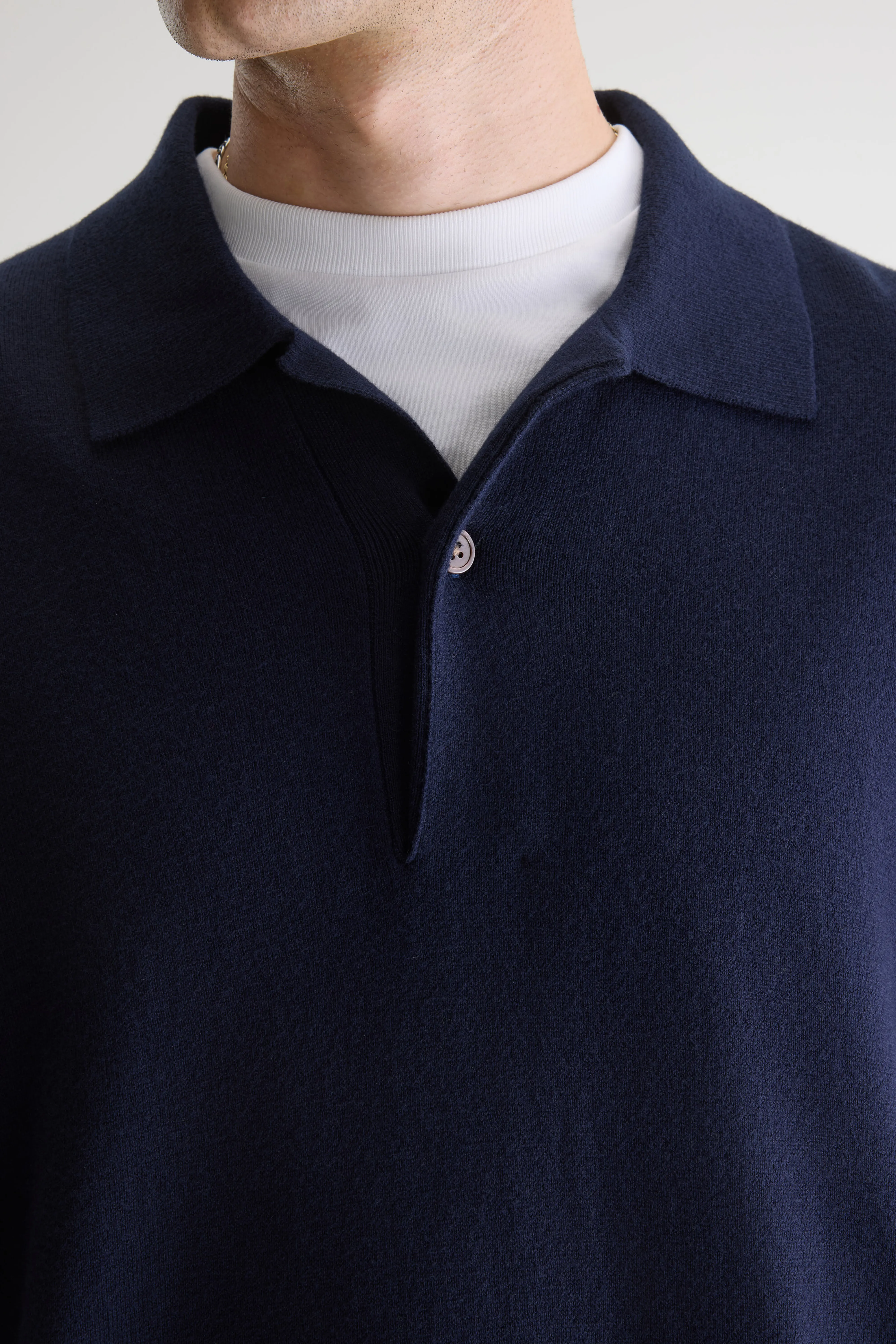 Bellerose Geobo polo neck sweater (261 / M / NAVY)