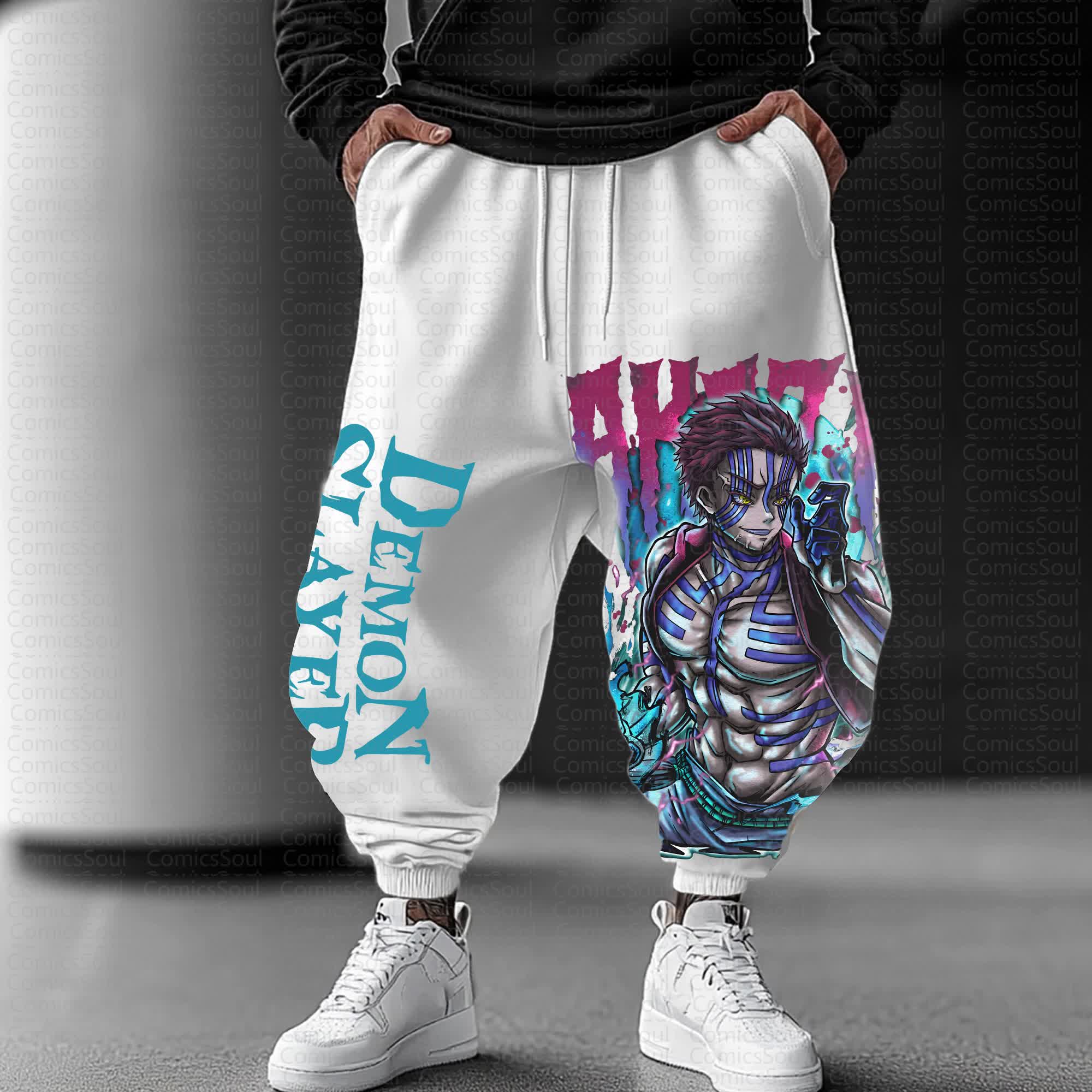Unisex Anime Inspired Vintage Pants丨Comicssoul