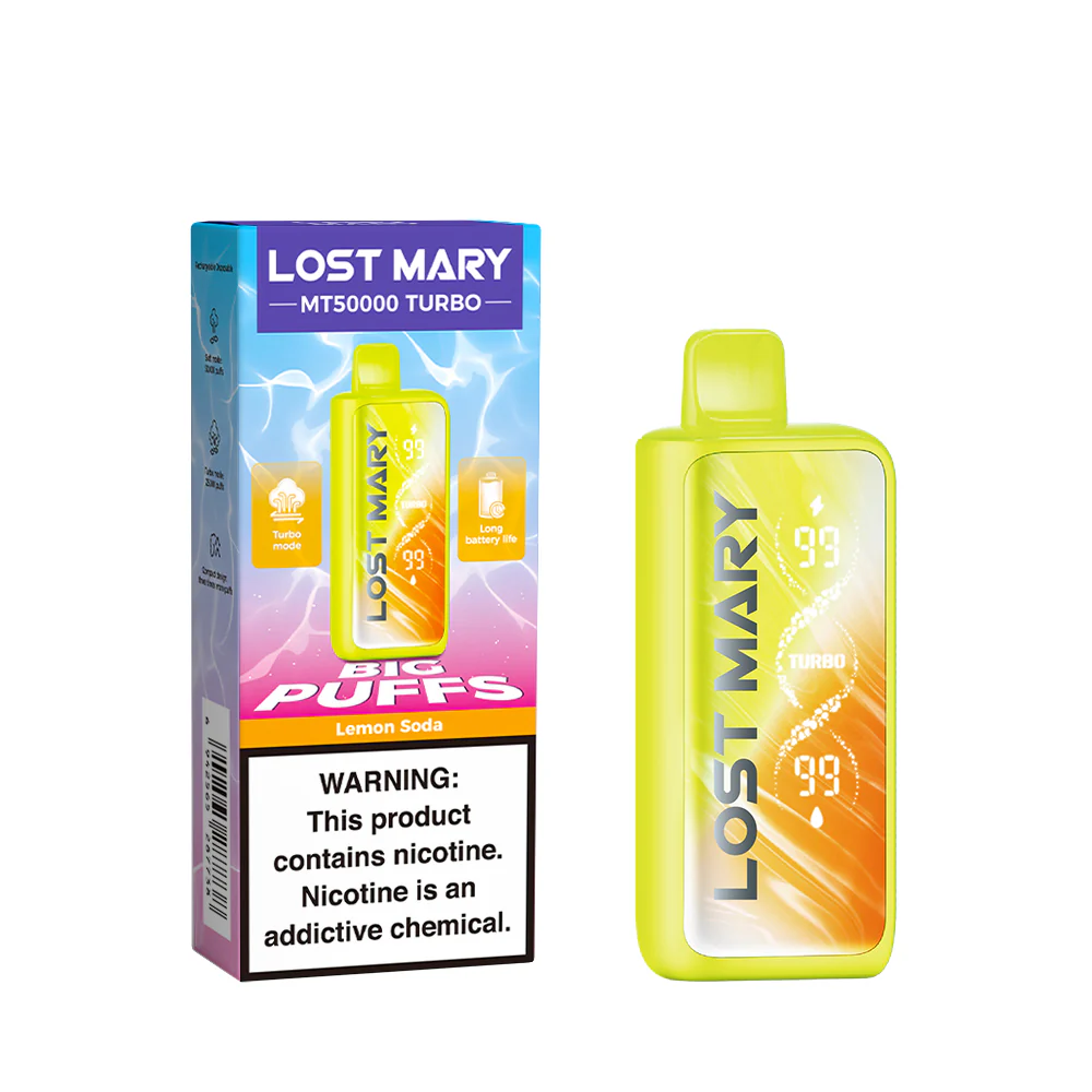 LOST MARY MT50K Turbo cigarette électronique jetable rechargeable (toutes les saveurs)