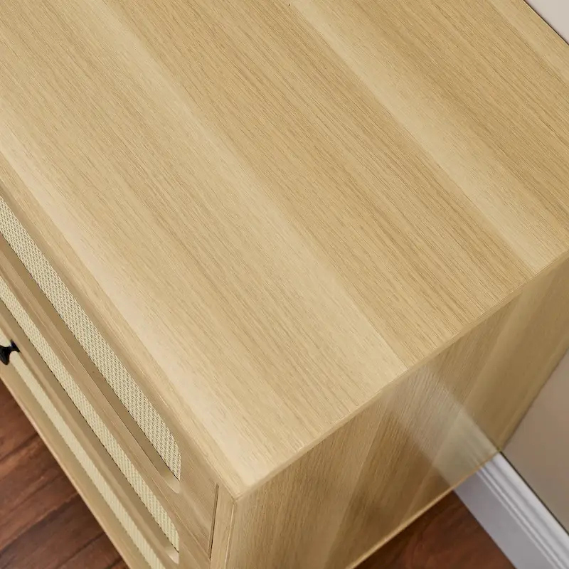 Vintage Wooden Six-Drawer Dresser - Ideal for Bedroom, TV Cabinet, or Living Room Storage
