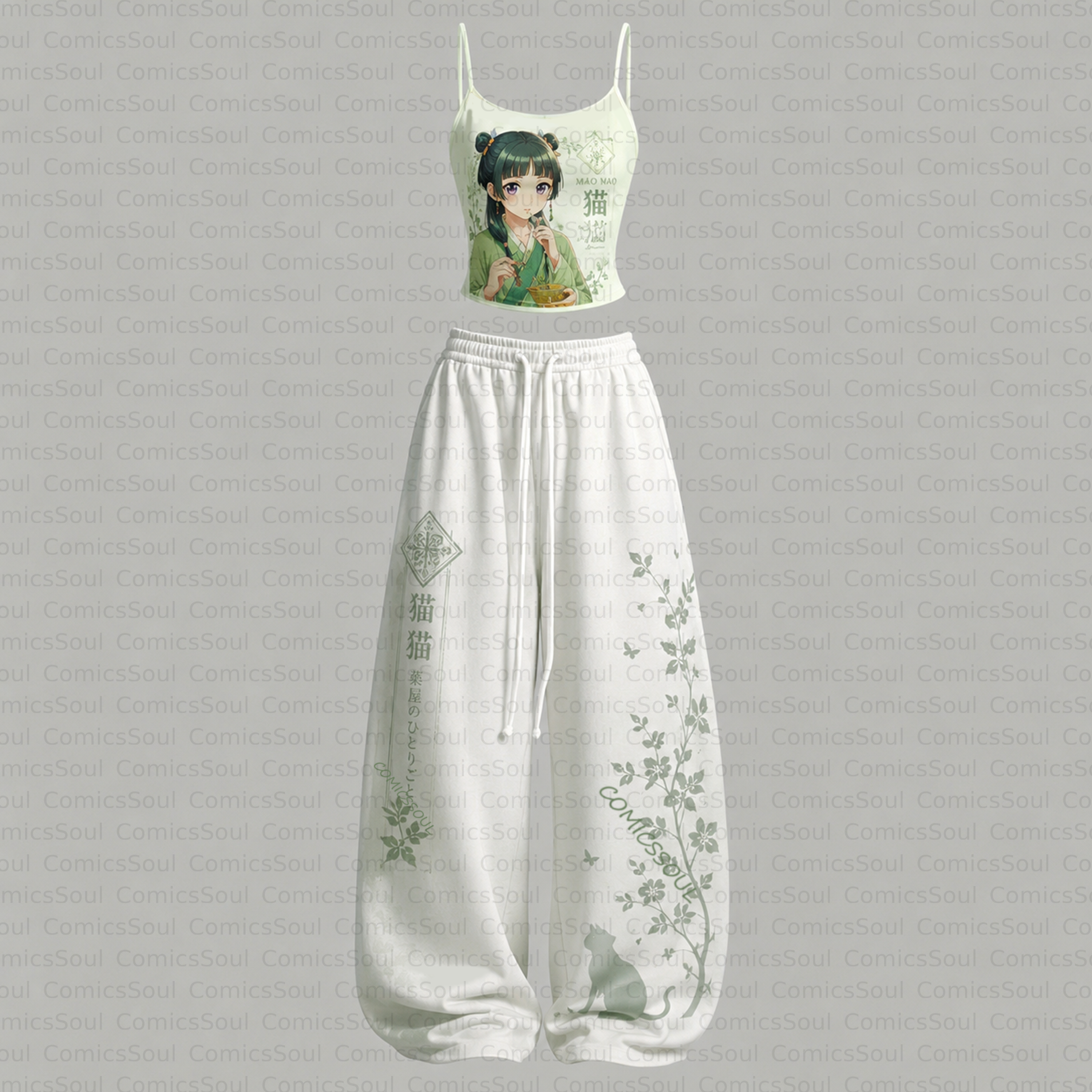 The Apothecary Diaries Top & Elasticated Trousers Two-Piece Set