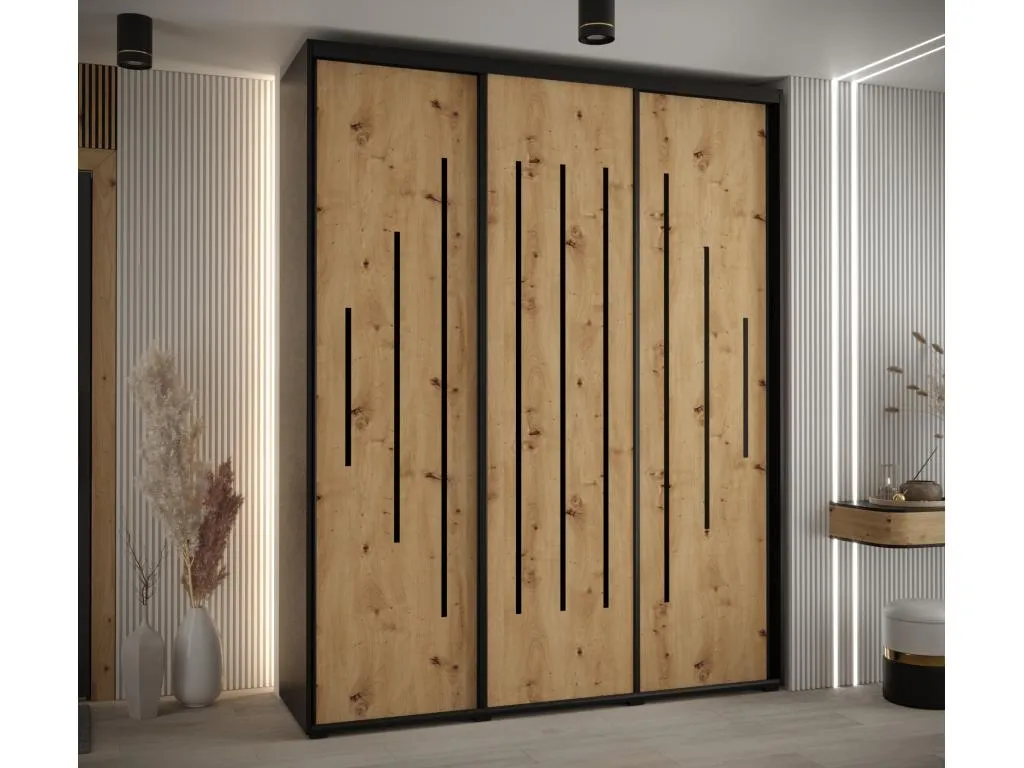 ARMARIO CON PUERTAS BATIENTES 235.2/200/60 3 puertas 00672sufg