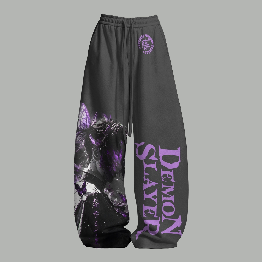 Demon Slayer Top & Elasticated Trousers Two-Piece Set