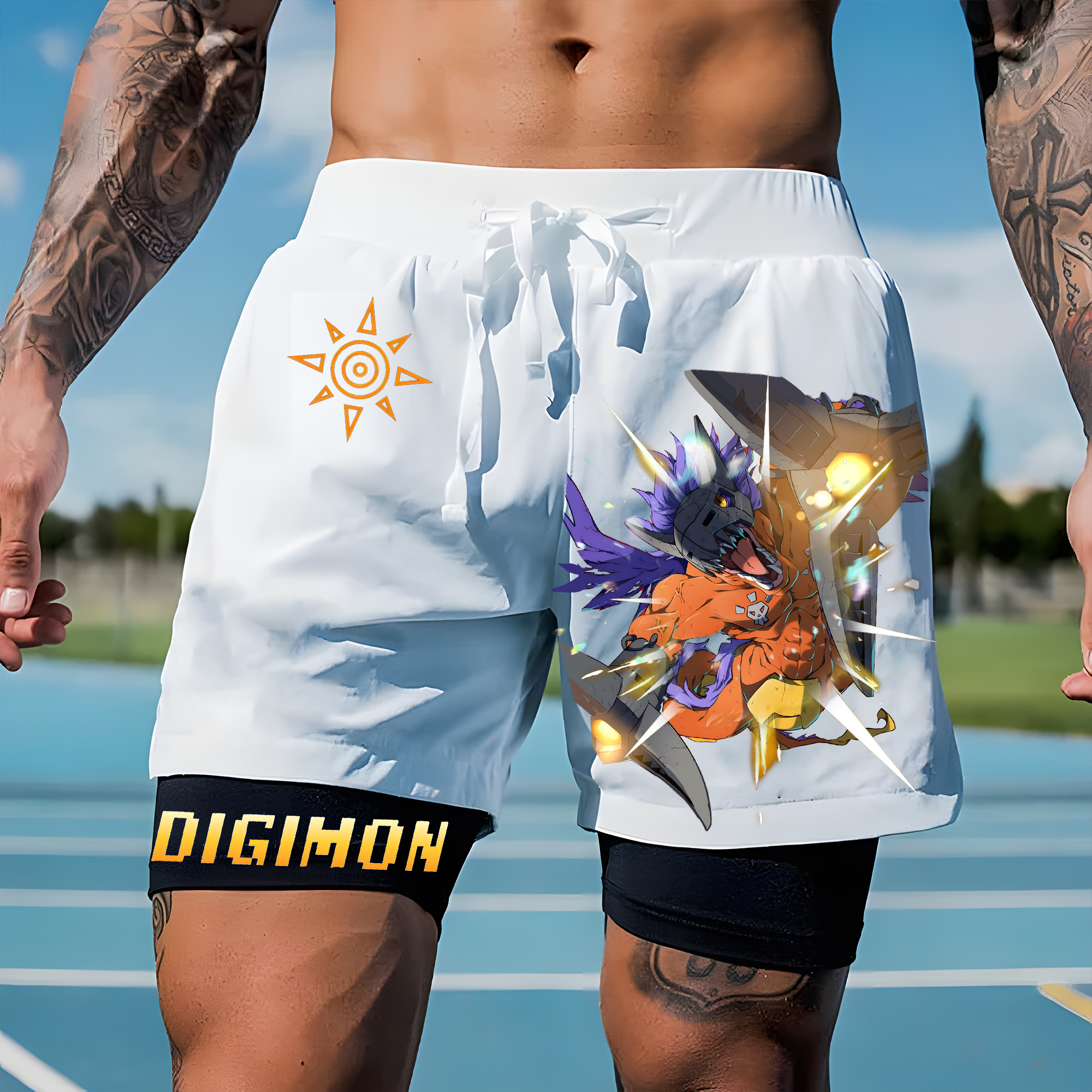 Unisex  “Comicssoul” Casual Anime Streetwear Shorts
