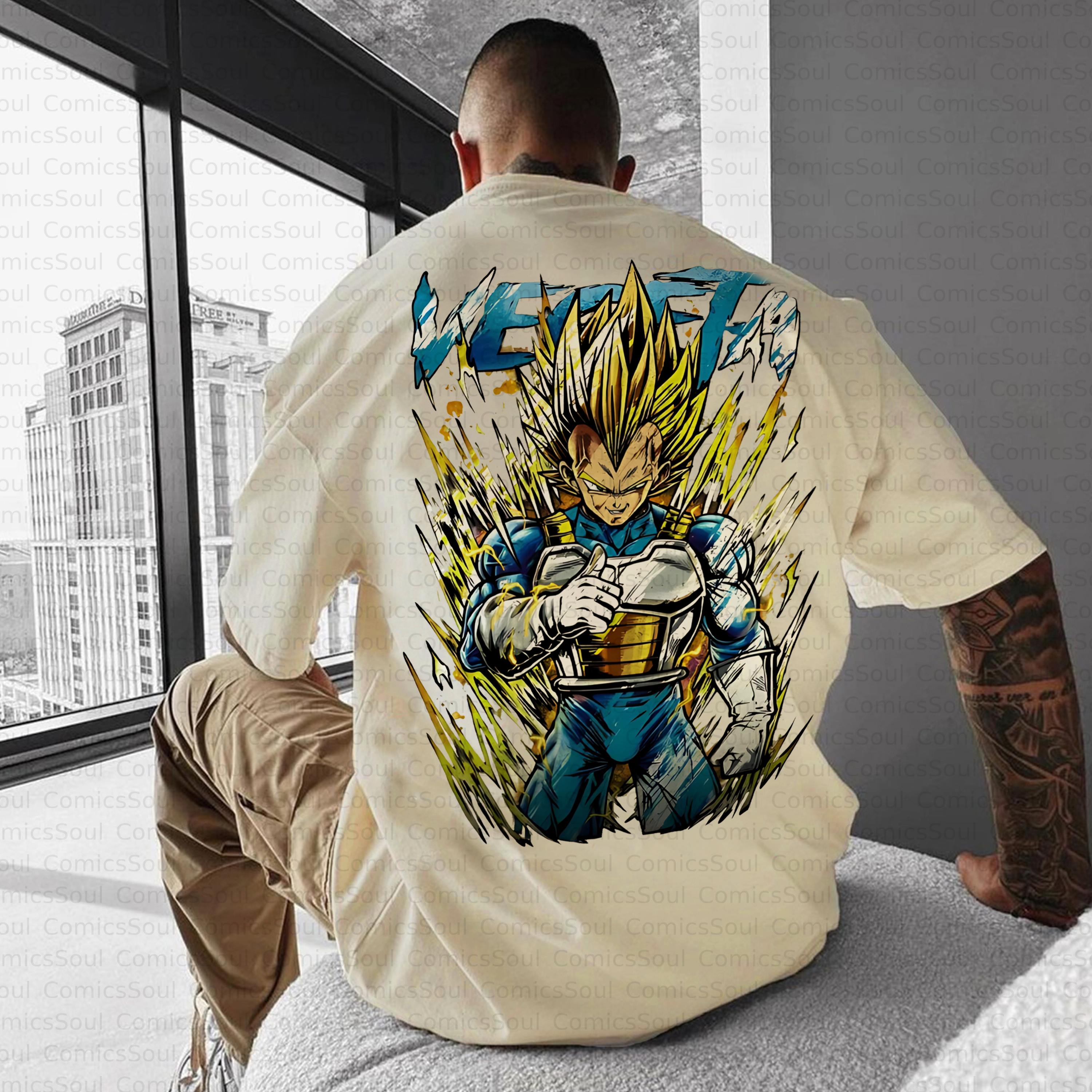Unisex Anime Inspired Vintage T-Shirt