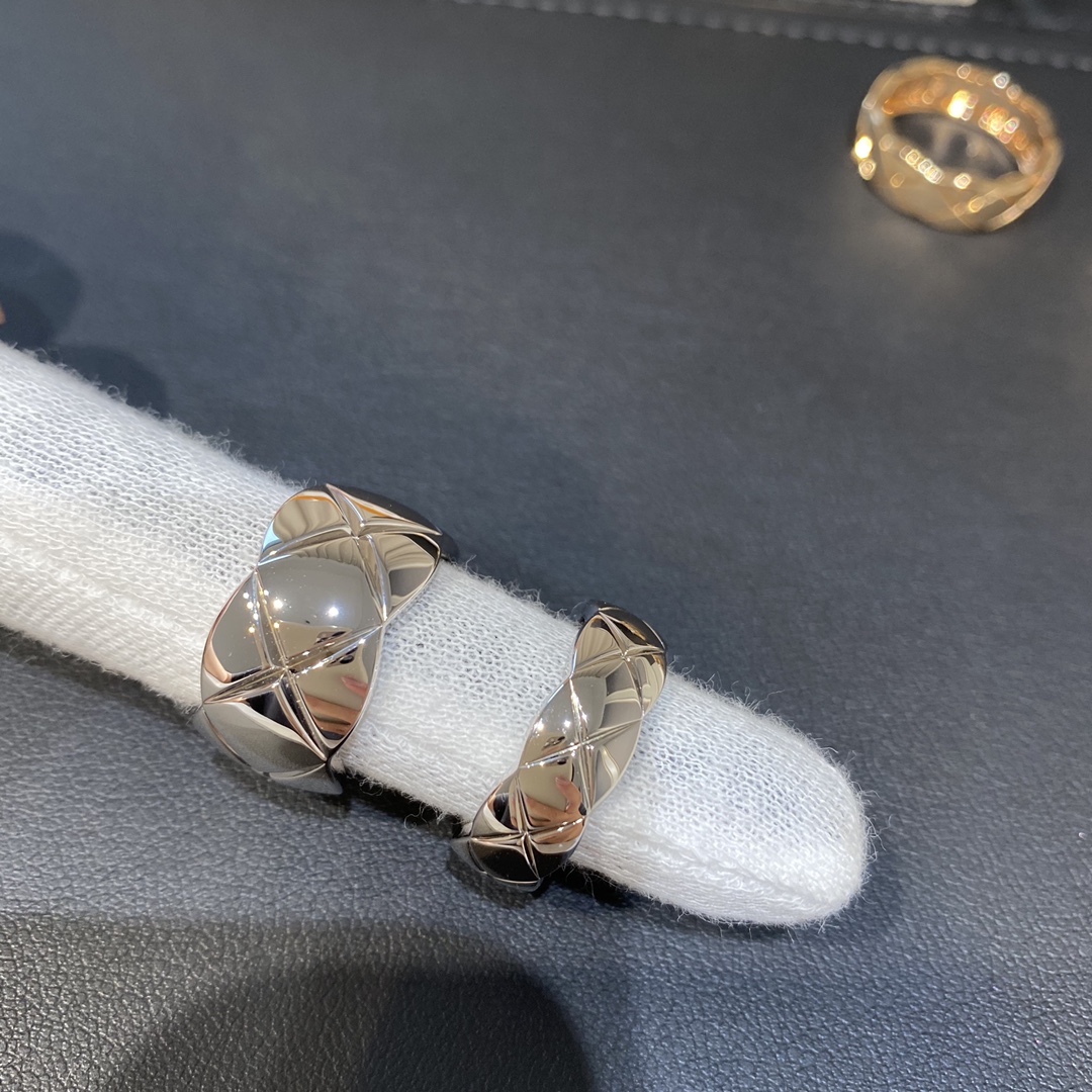 Chanel No Diamond Wide Coco Crush Ring - Original Replica Club