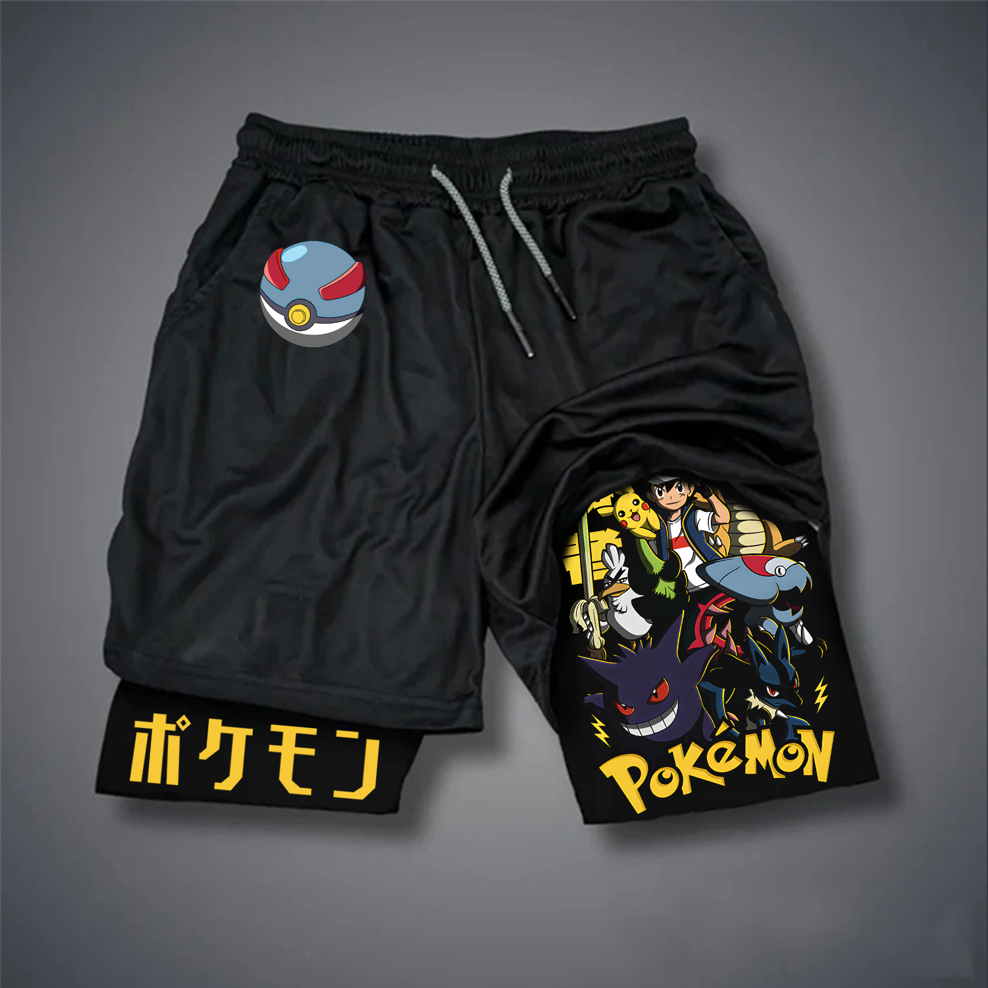 Unisex Casual Anime Streetwear Shorts丨Comicssoul