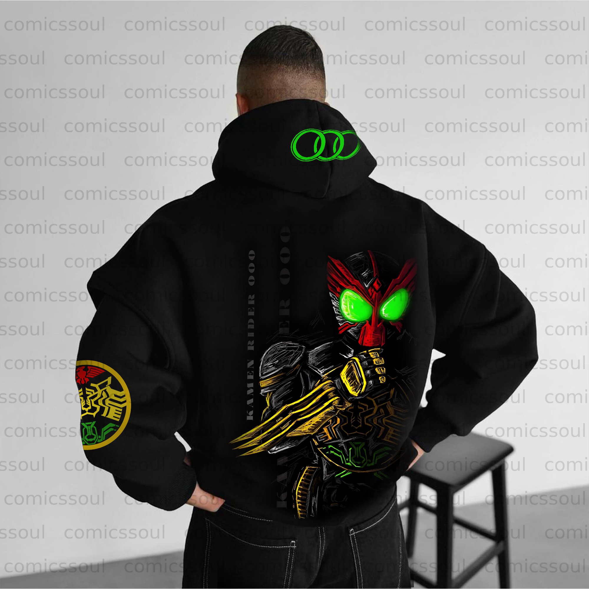 Unisex Anime Graphic Streetwear Vintage Plush Hoodie