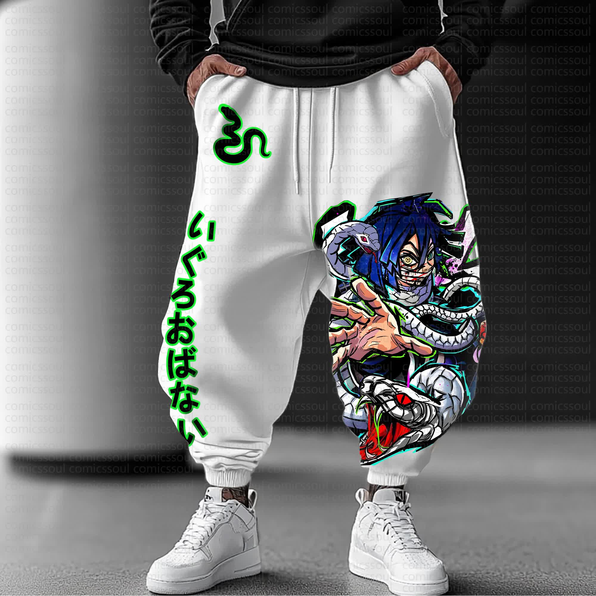 Unisex Anime Inspired Vintage Pants丨Comicssoul