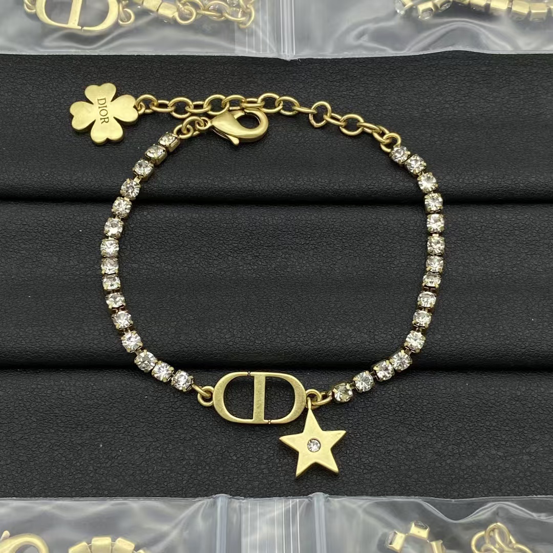Dior Diamond Chain Star Bracelet - Original Replica Club