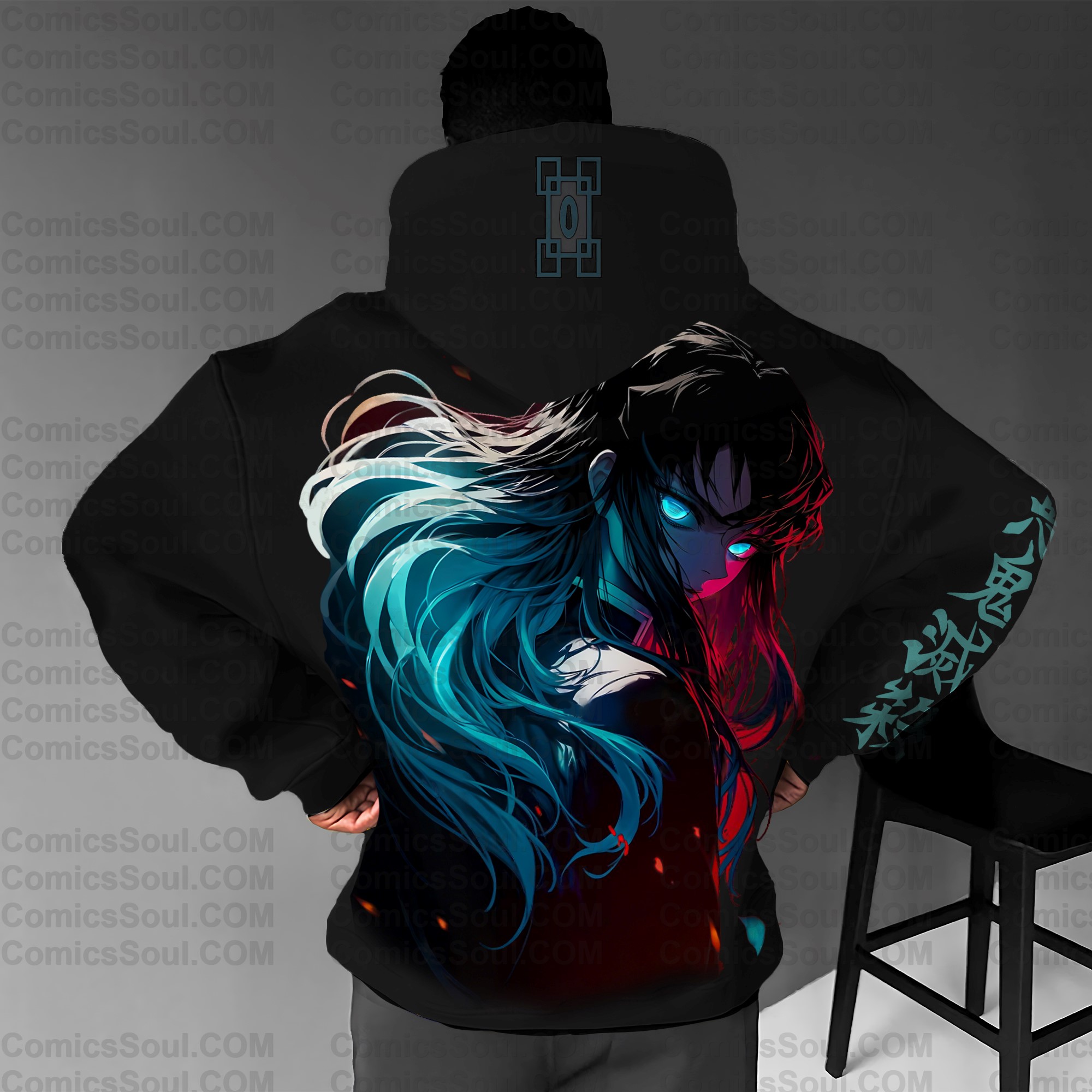 Unisex Anime Graphic Streetwear Vintage Plush Hoodie| KNY