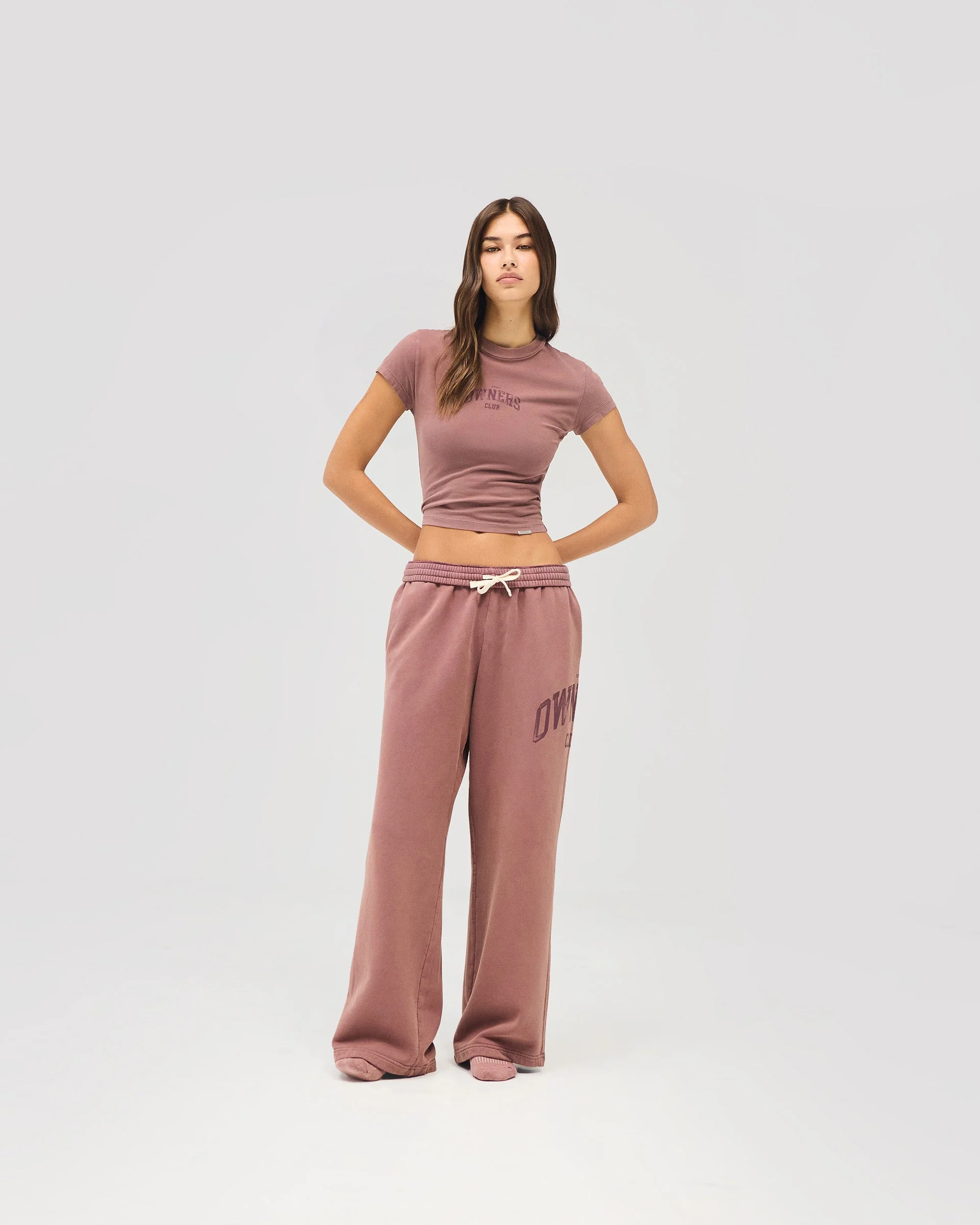 Represent Owners Club Baby Tee - Smoked Rose