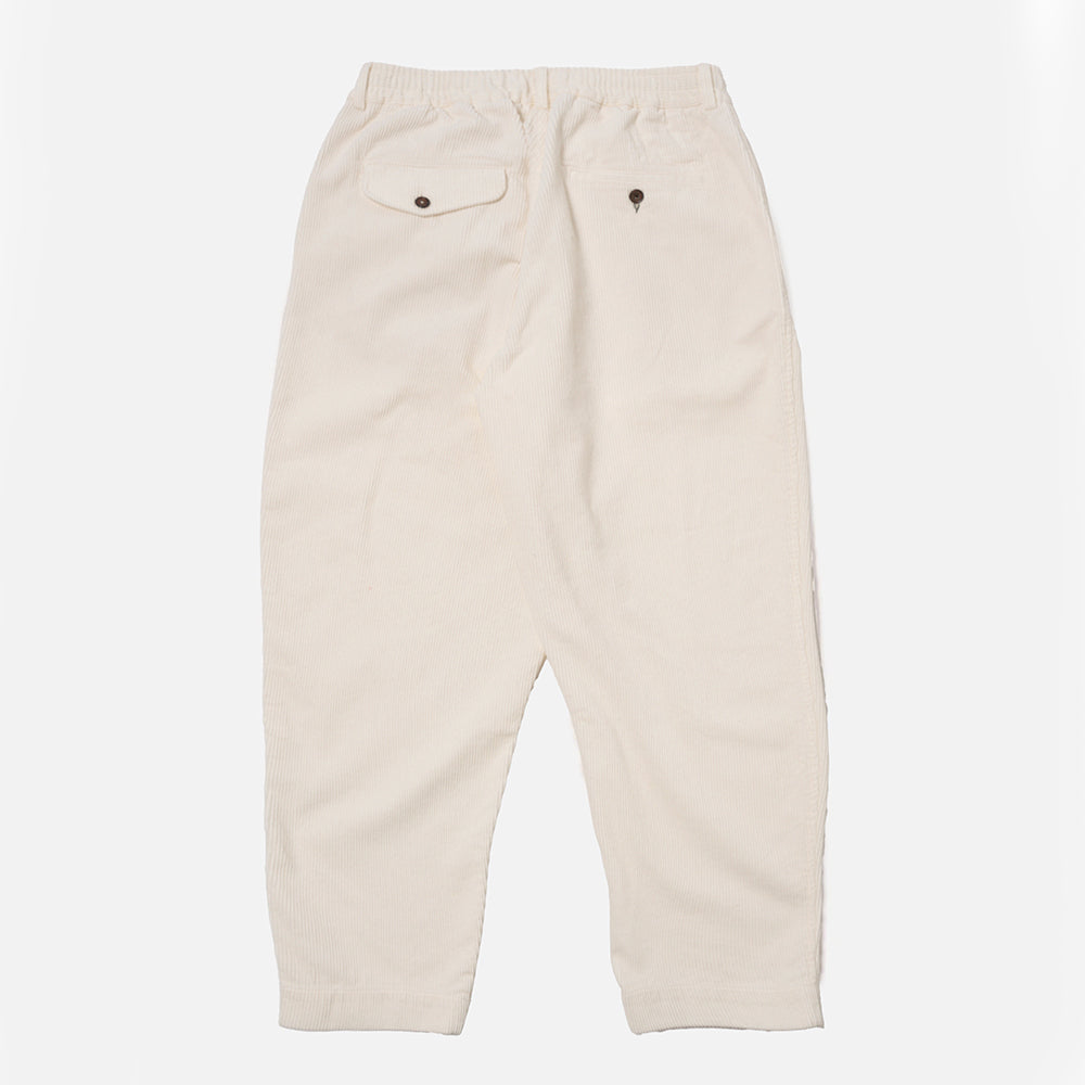 Universal Works - Pantalon Track Pleated - Ecru