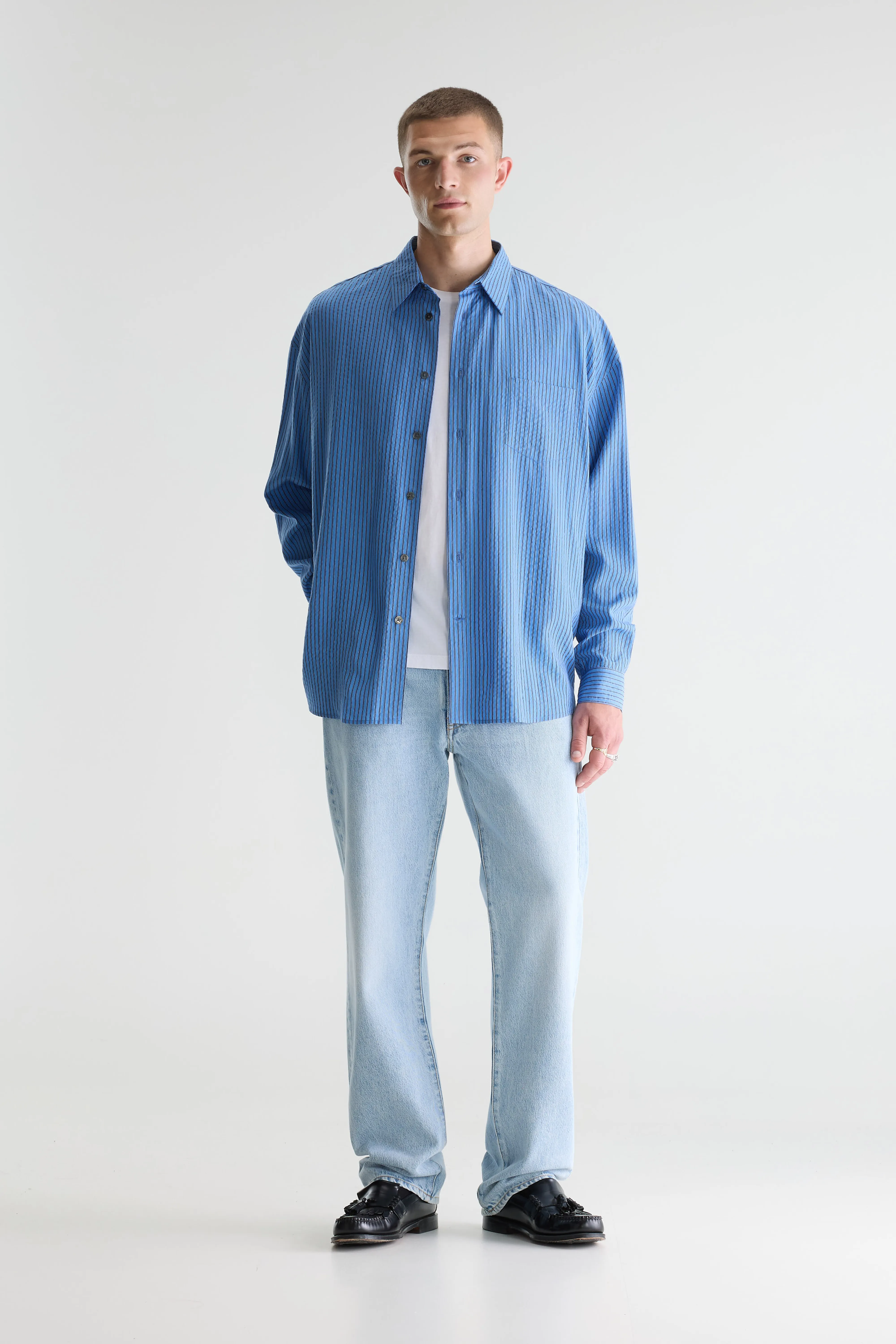 Bellerose Jops relaxed shirt  (261 / M / STRIPE E)