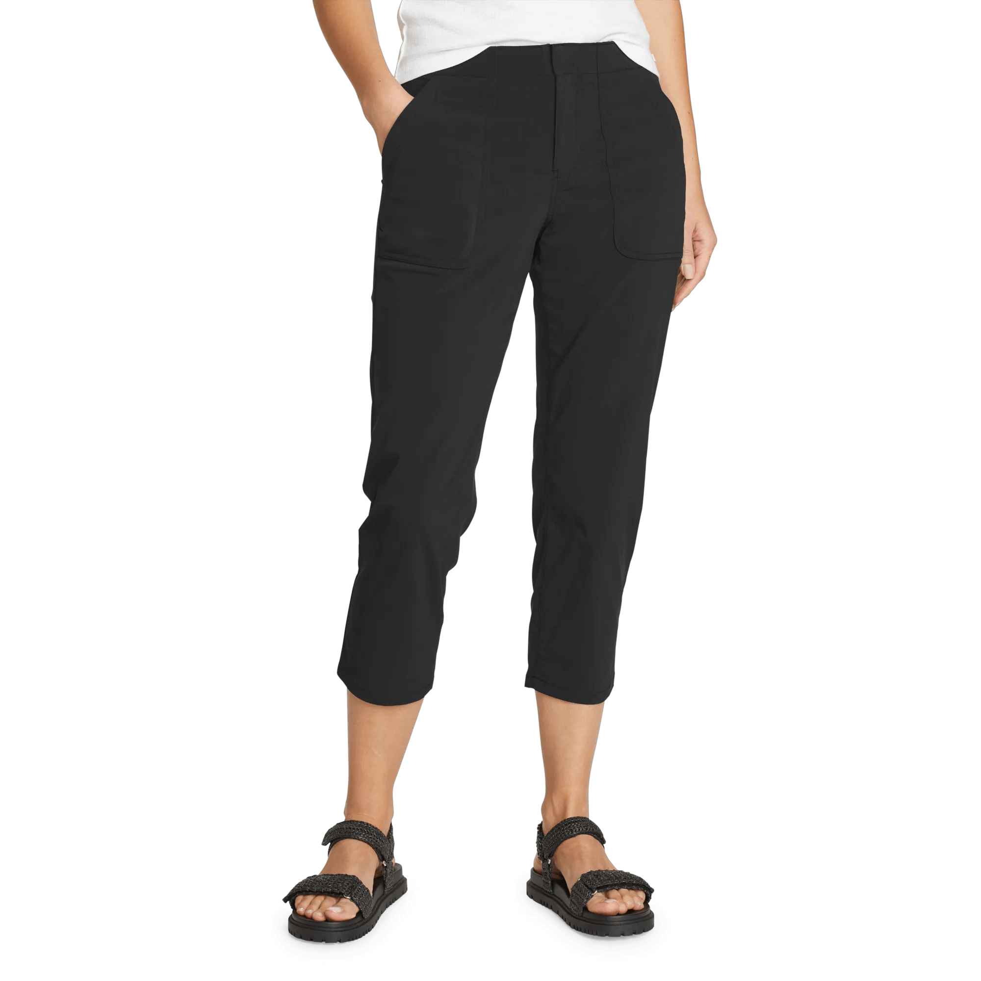Women's Horizon High-Rise Straight Leg Cropped Pants - Eddie Bauer Outlet