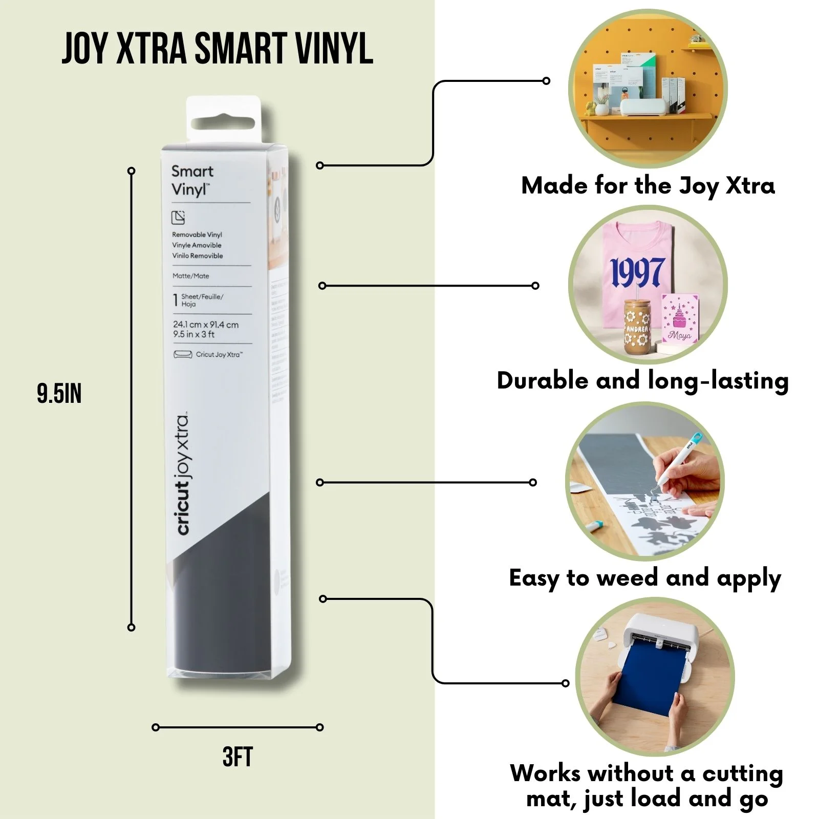 Cricut Joy Xtra Die-Cutting Machine Sticker Edition Bundle, White- New Walmart Exclusive - Image 24