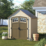 WAYFAIR Outdoor Sutton 7 1/2 Ft. W X 7 Ft. D Resin Storage Shed