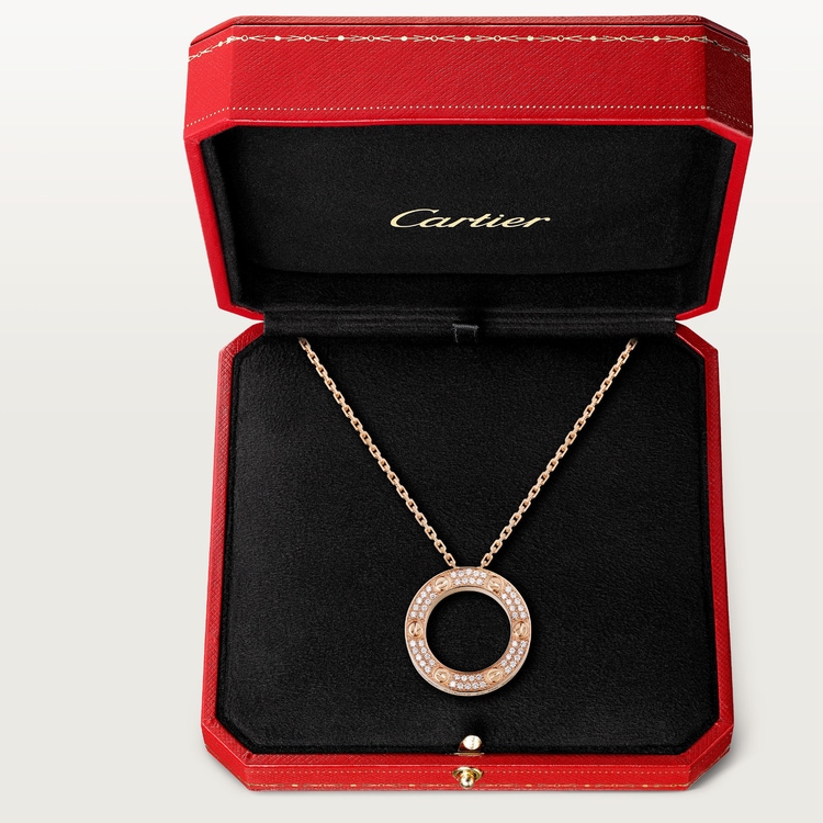 Replicate LOVE pendant, paved(1:1 replica) - Original Replica Club