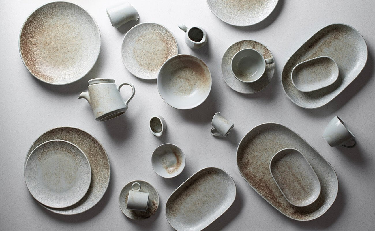 ID Fine Serveerschaal - Mellow - Porselein - 18 cm - set van 2