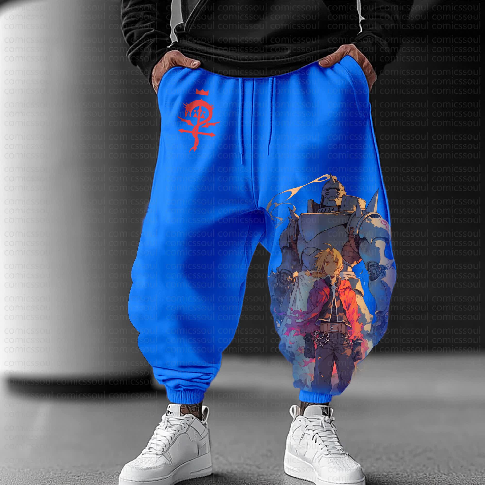 Unisex Anime Inspired Vintage Pants丨Comicssoul