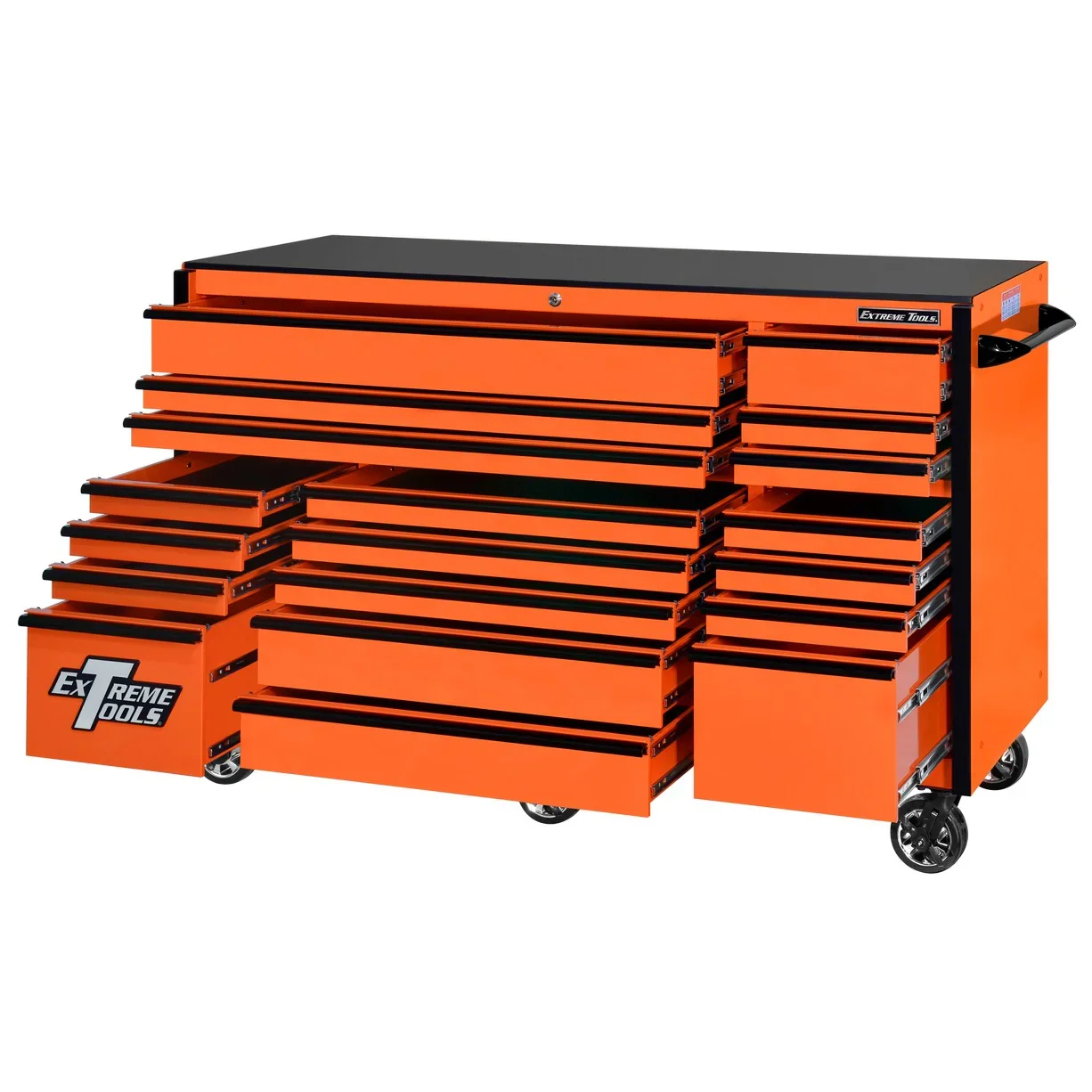 Extreme Tools 72-in x 30-in 19-Drawer Roller Cabinet With 250 lb Drawer Slides - RX723019RC-250 - Image 17 Extreme Tools 72-in x 30-in 19-Drawer Roller Cabinet With 250 lb Drawer Slides - RX723019RC-250 - Image 17