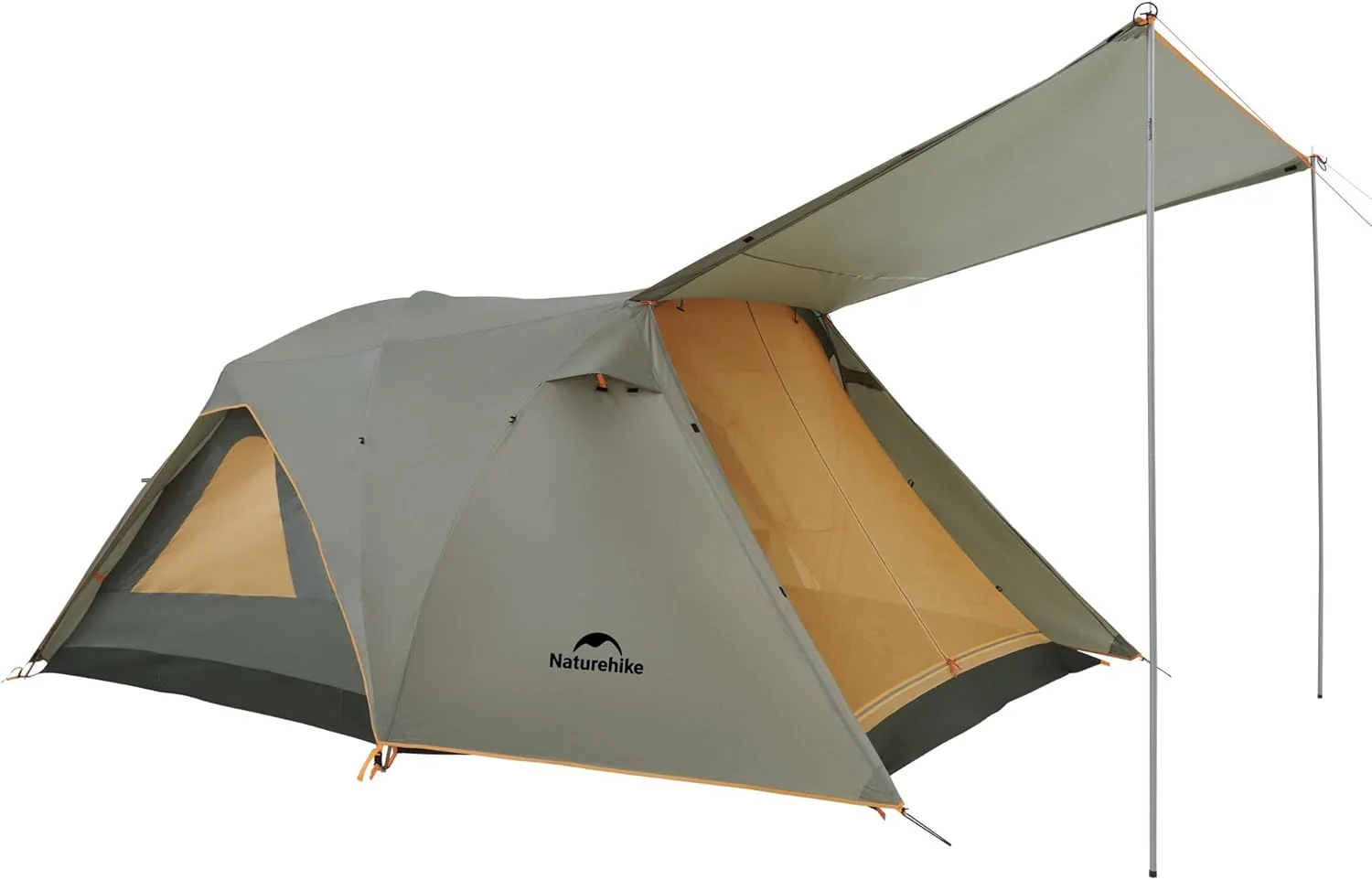 Naturehike Kota 8 Person Waterproof Double Wall Camping Tent - Dark Green