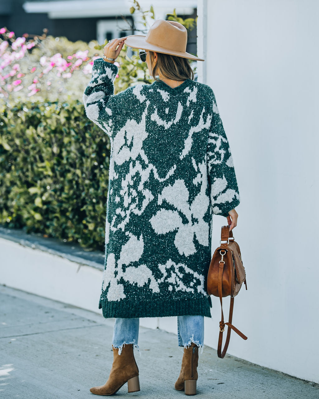 Merced Knit Duster Cardigan - Forest Green - SALE - Se7enfashion