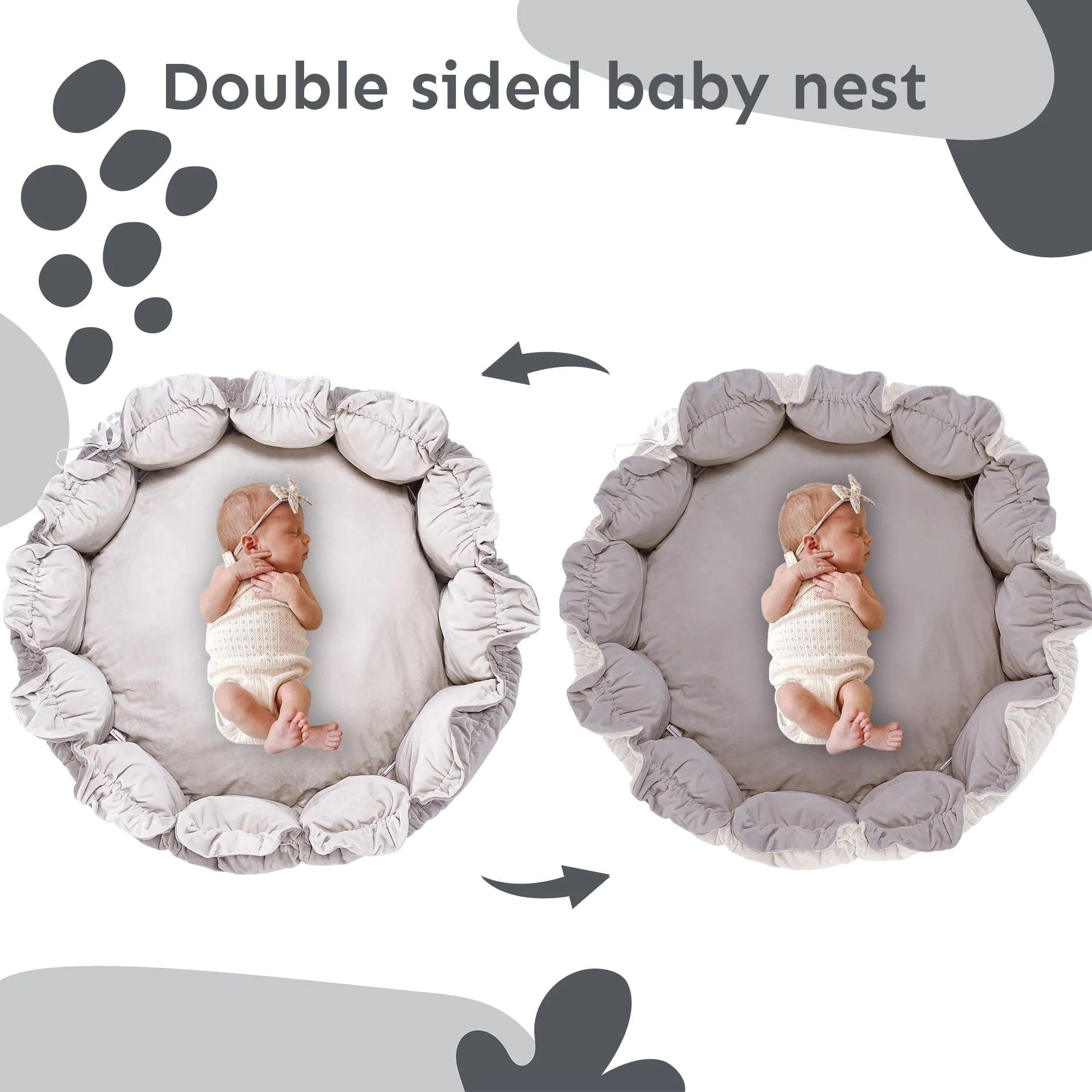 5-in-1 Thick & Plush Play Gym, Convertible Stage-Based Developmental Activity Gym & Play Mat from Baby to Toddler, Ball Pit, Pet Cushion, Balls are not Included - Image 5
