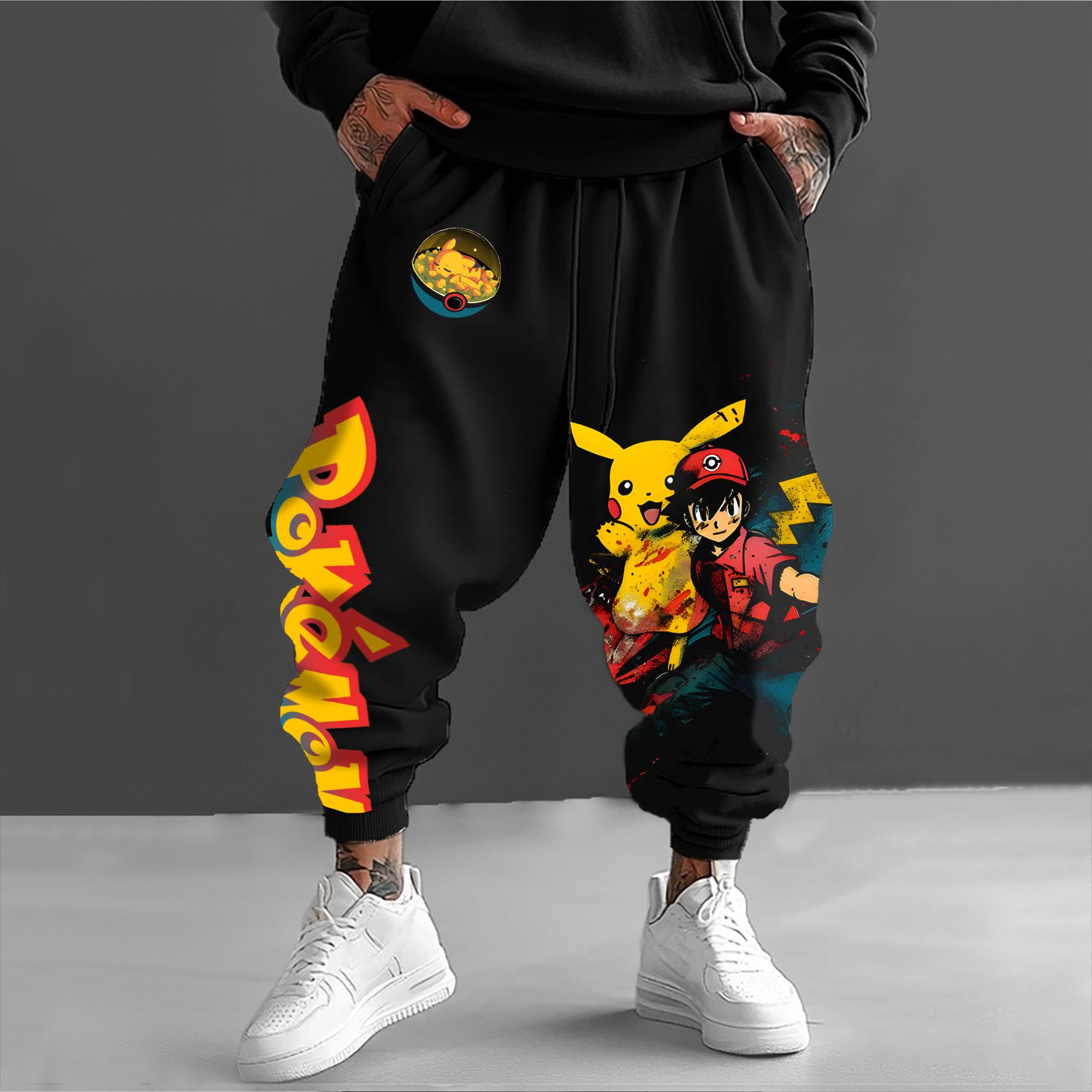 Unisex Casual Anime Streetwear Pants