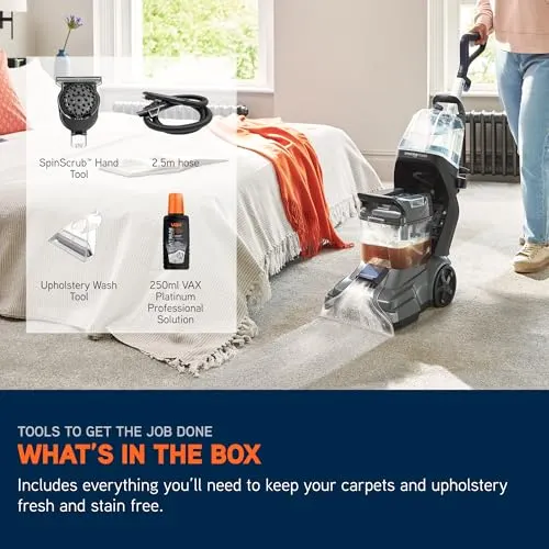 Vax SpinScrub Power Plus Upright Carpet and Upholstery Cleaner