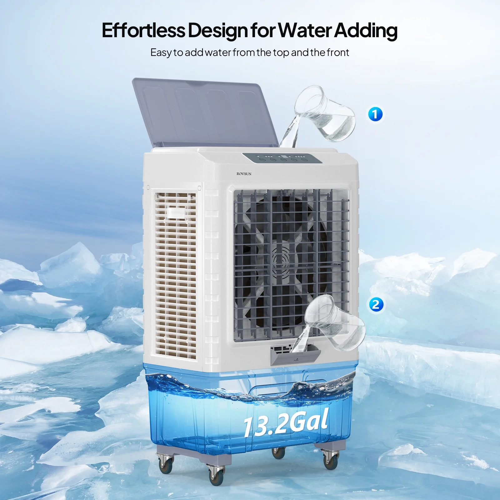 ROVSUN Portable Air Conditioners, White - Image 16
