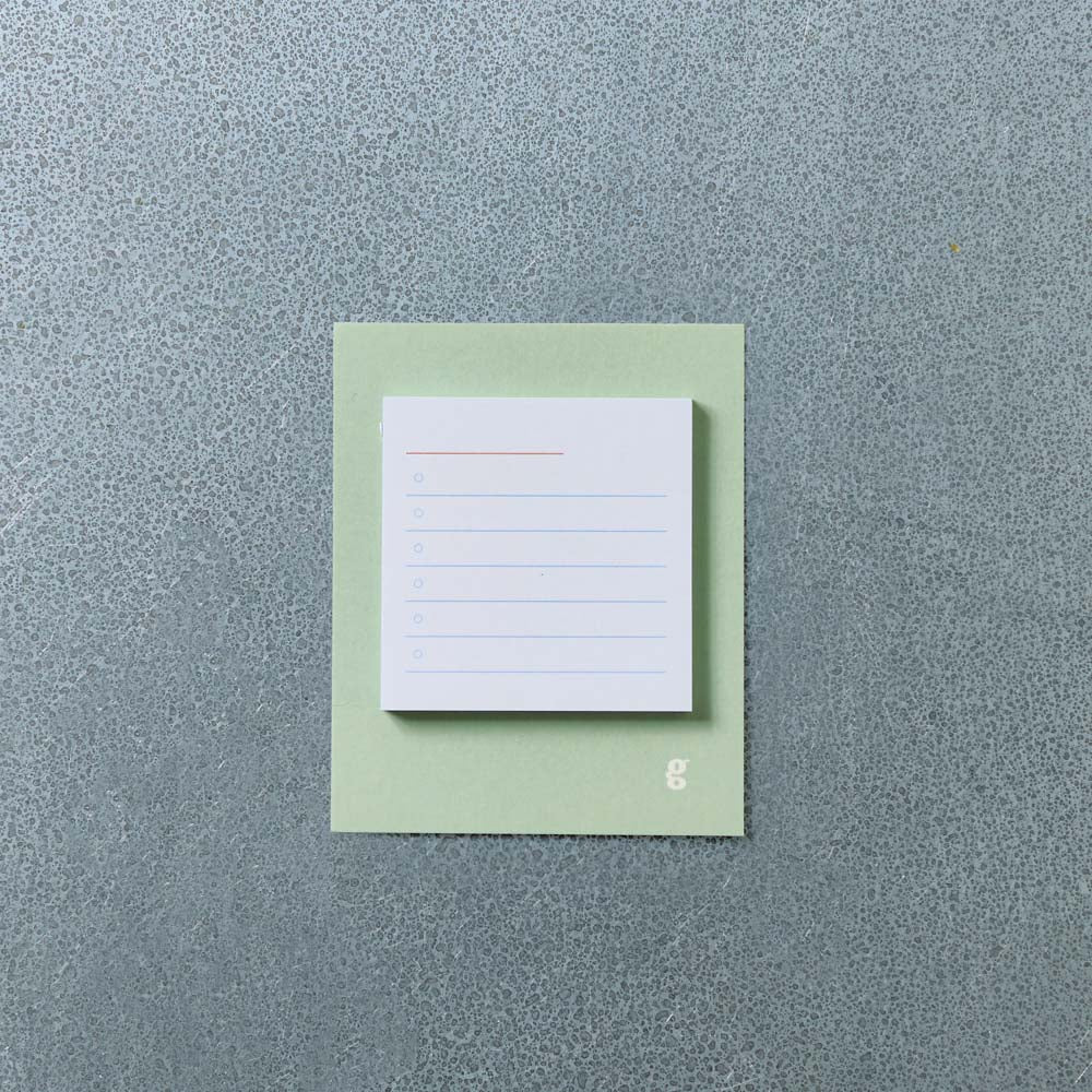 Post-it à puces - Vert clair