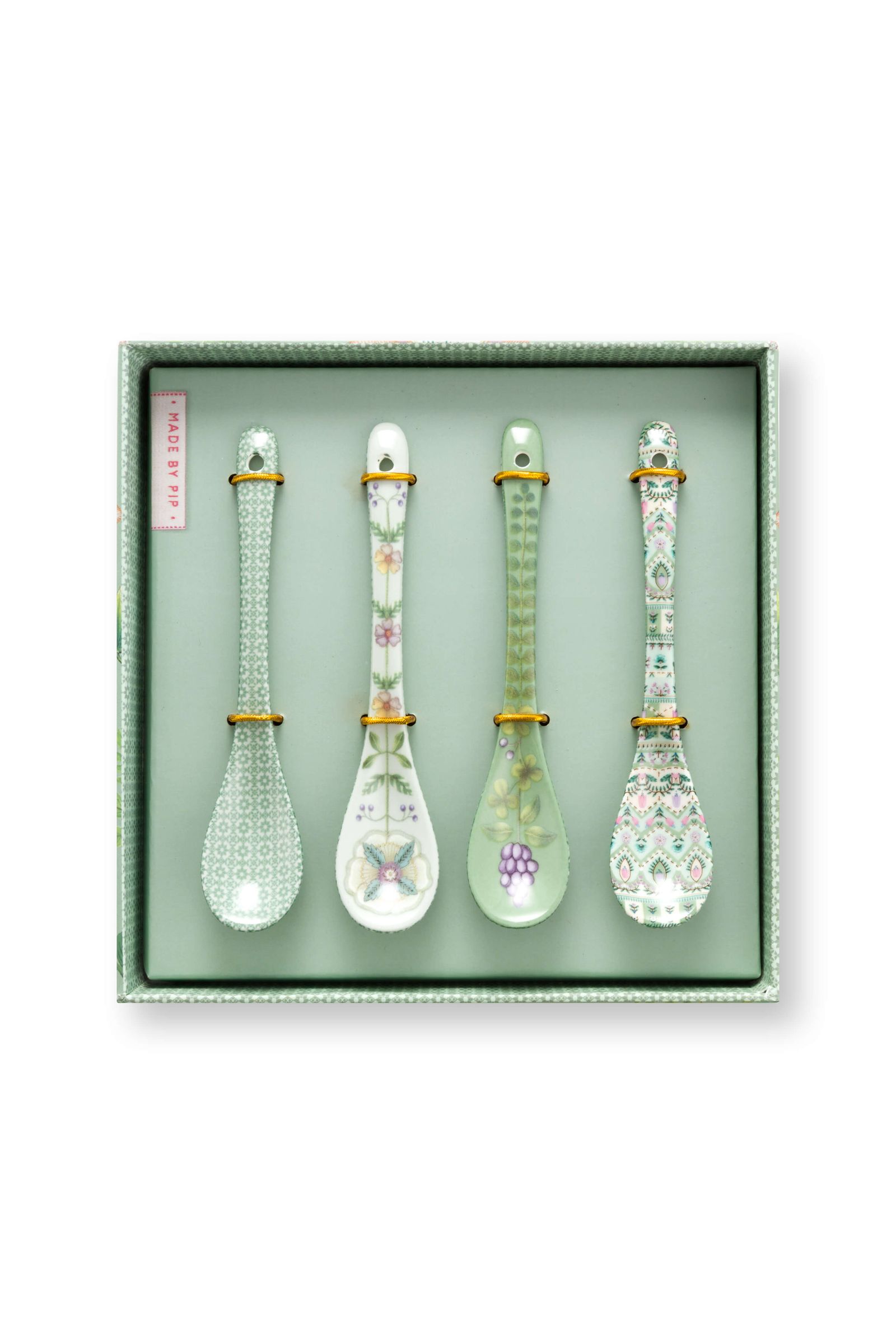 Set/4 teaspoons Lily&Lotus Light Green 13cm