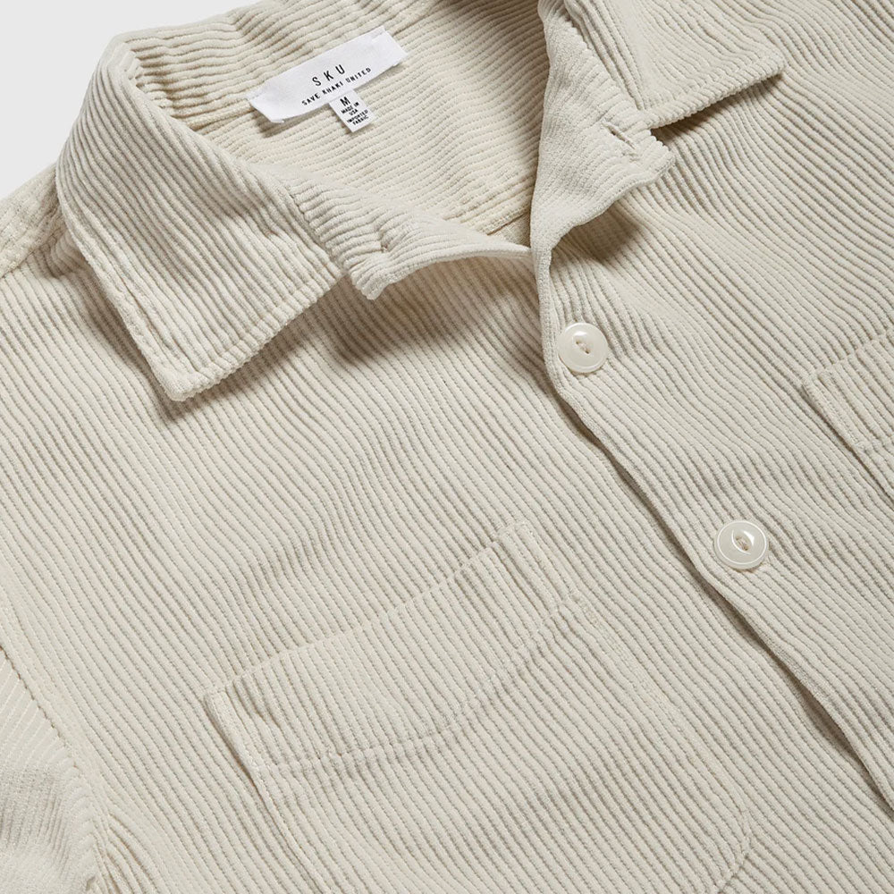 Save Khaki United - Chemise manches courtes - Ecru