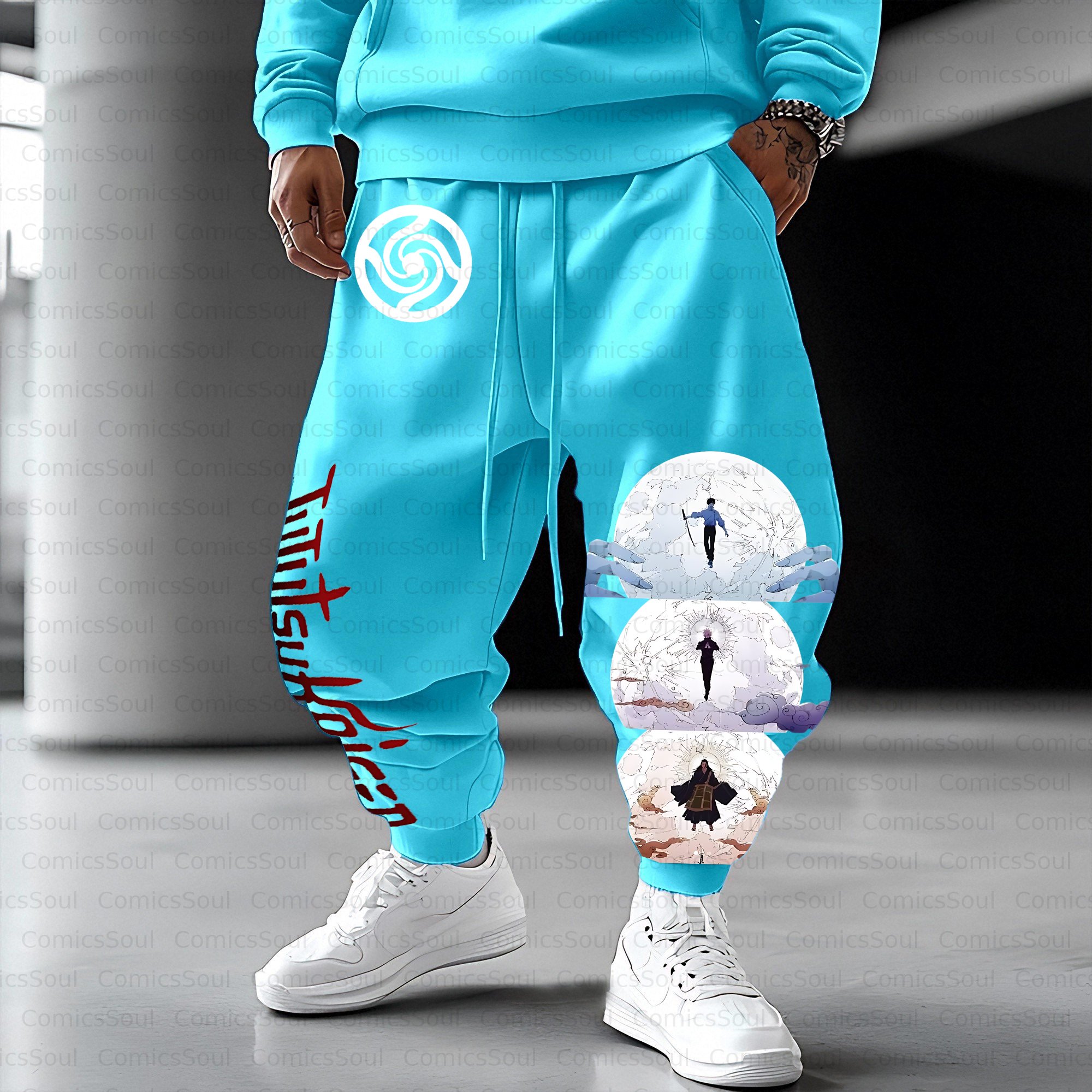 Unisex Casual Anime Streetwear Pant