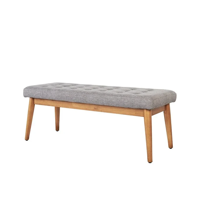 Crosley Landon Acorn Upholstered Bench - 43.25" W x 16" D x 16.88" H