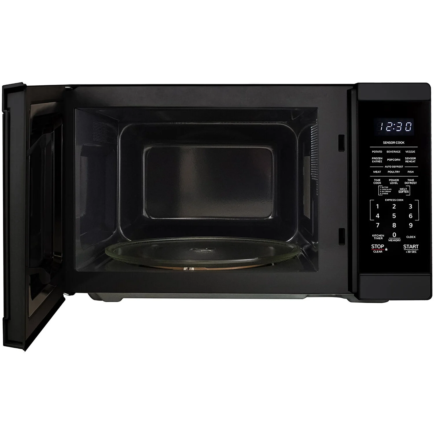 Sharp 1.4 - Cu. Ft. Countertop Microwave Oven in Black