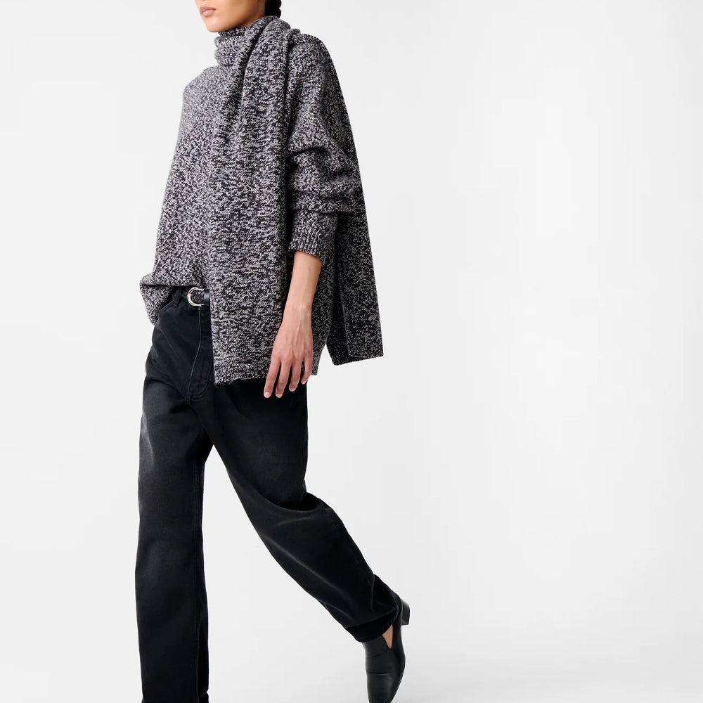Studio Nicholson - Maille Hemyl - Marine mouliné
