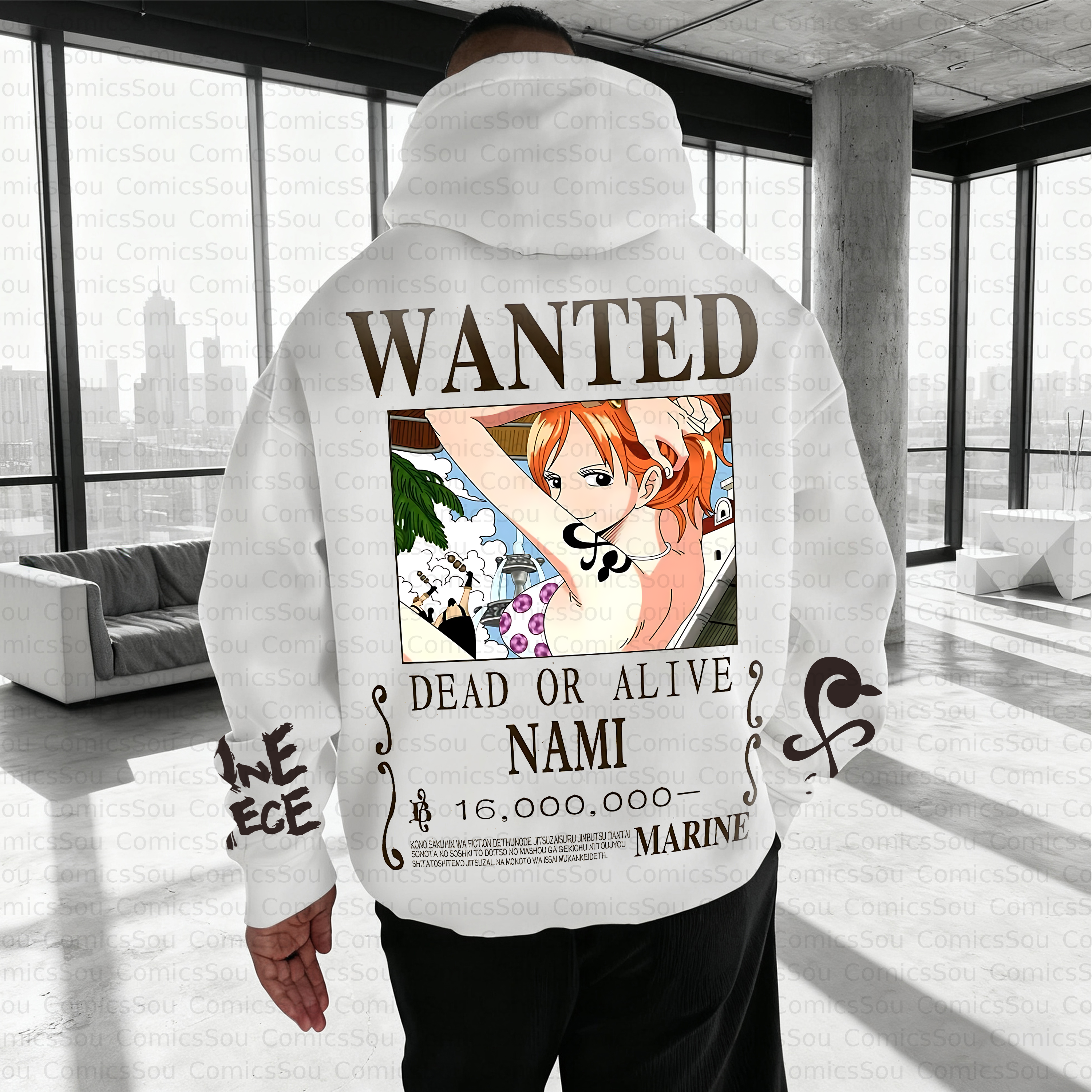Unisex Anime Inspired Vintage Plush Hoodie