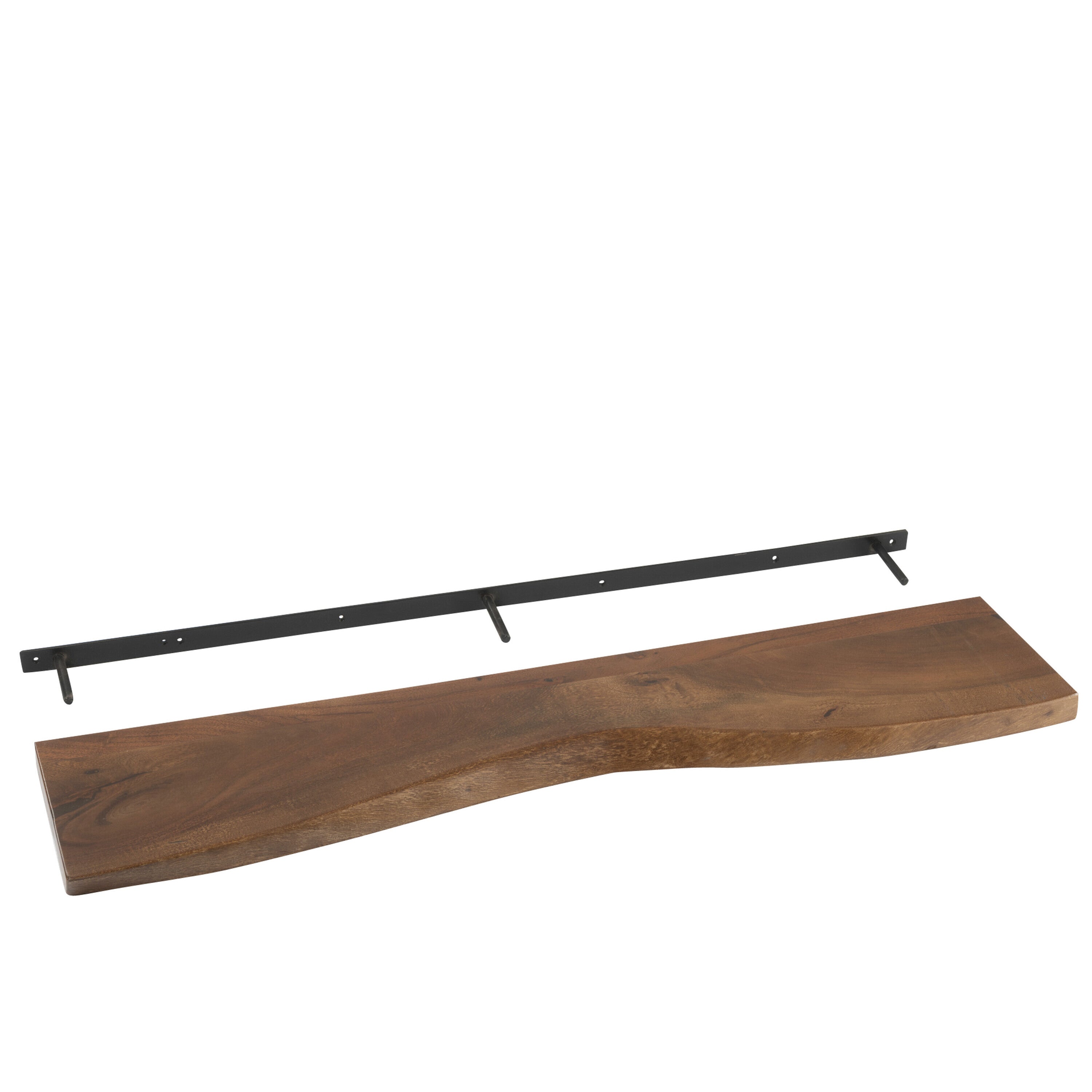 J-Line wanddecoratie Gerard Acacia - hout - bruin - large