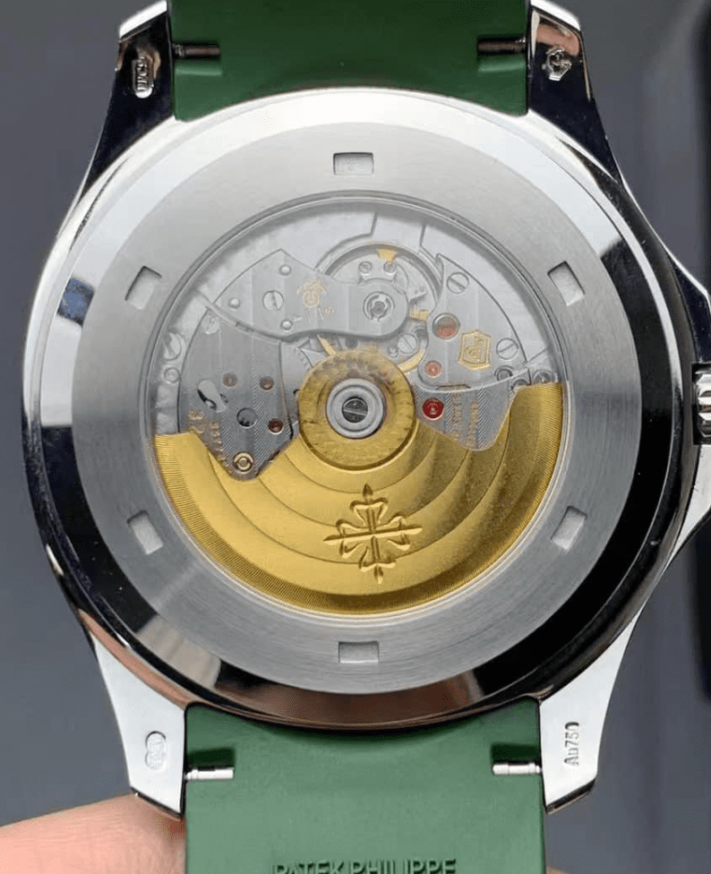Top Swiss Replica Patek Philippe Aquanaut Green Strap