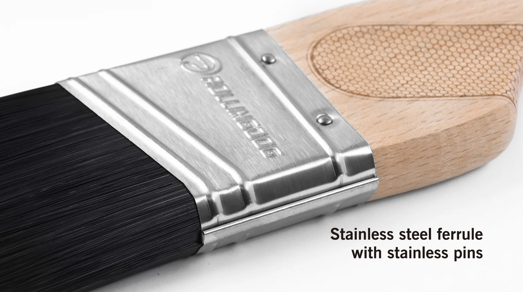 DOBERMAN™ XP1000 Stiff Filament Angular Paint Brushes | Crisp Cutting-In (Multiple Sizes) - KTF Painting Interior Exterior
