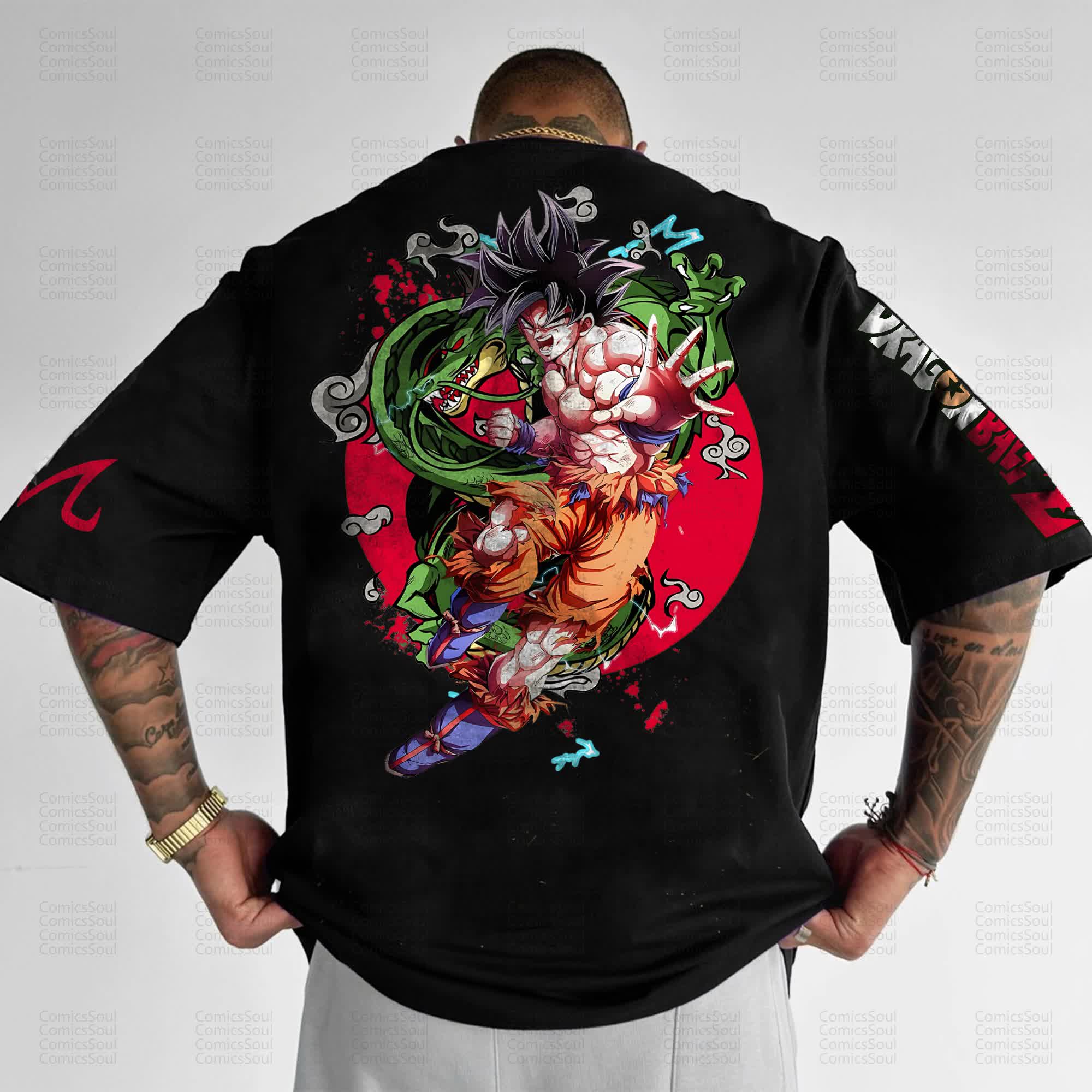 Unisex Anime Inspired Vintage T-Shirt丨Comicssoul
