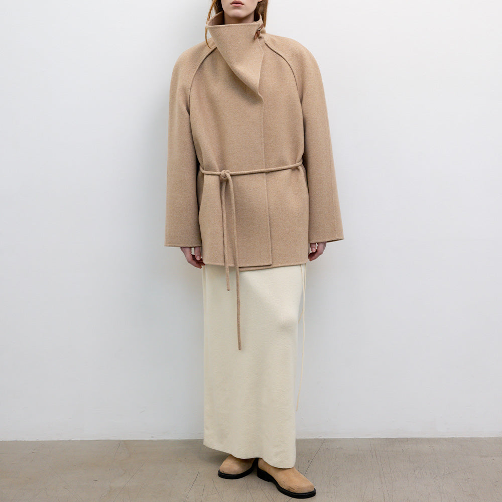Le 17 septembre - Manteau Cowl Neck - Beige