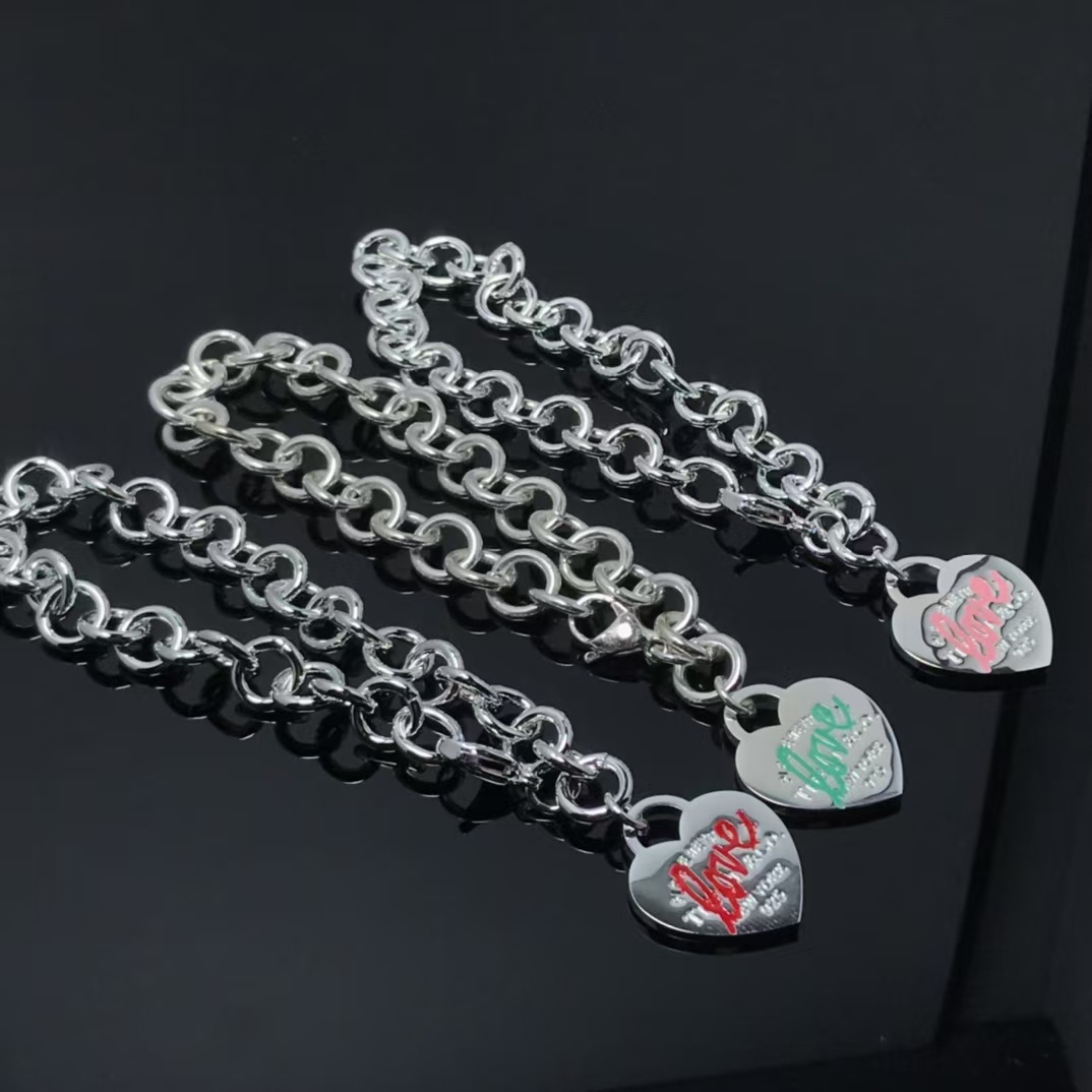 Tiffany Heart Tag Charm Chain Bracelet - Original Replica Club