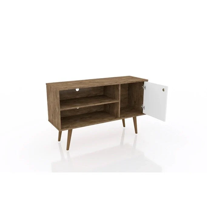 Mid-Century Modern Liberty Dual-Shelf TV Console