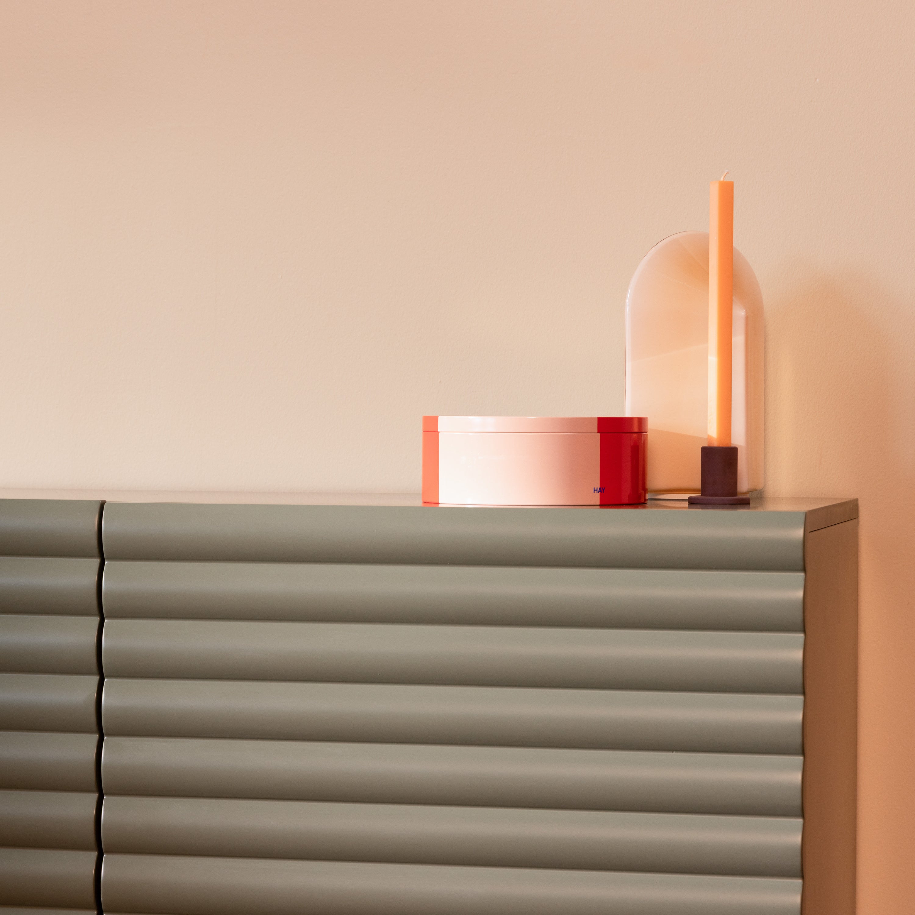 HAY Parade Draagbare Tafellamp H 24 cm - Blush Pink